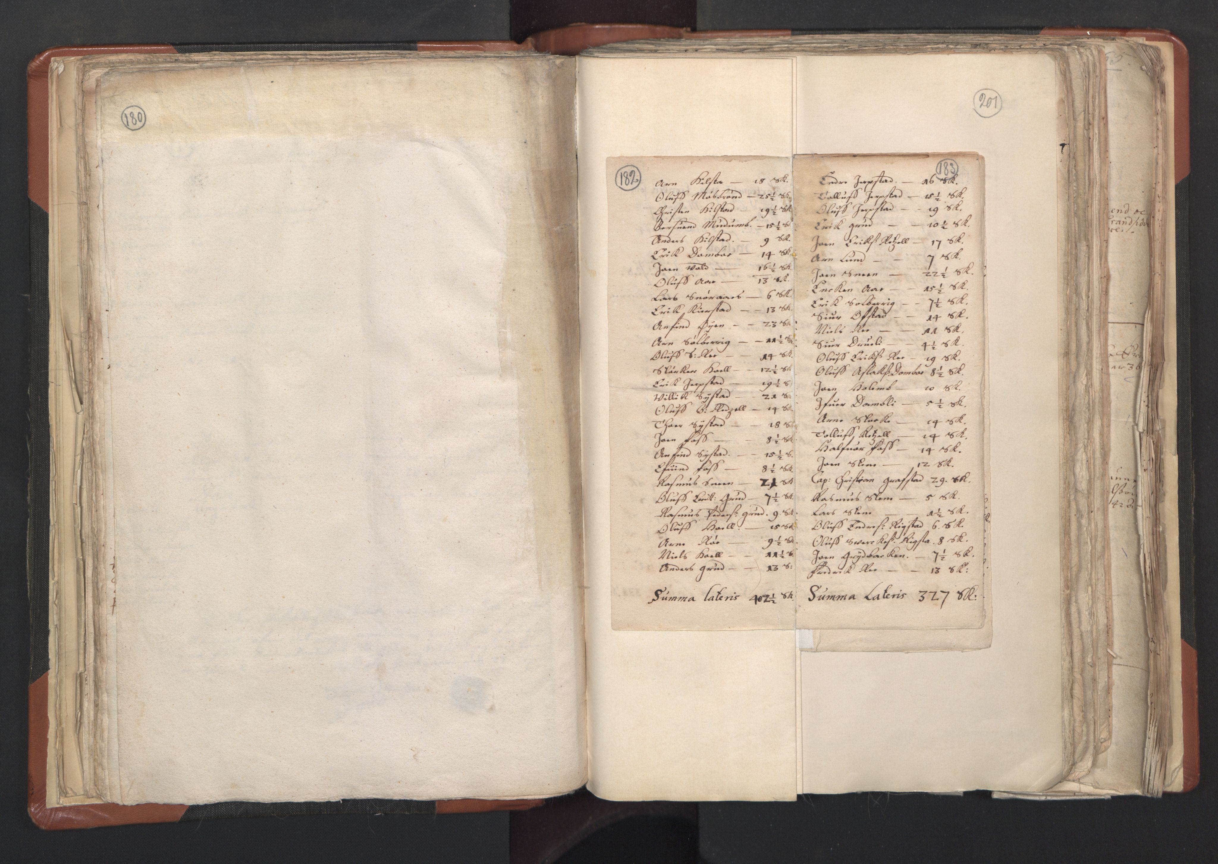 RA, Sogneprestenes manntall 1664-1666, nr. 31: Dalane prosti, 1664-1666, s. 182-183