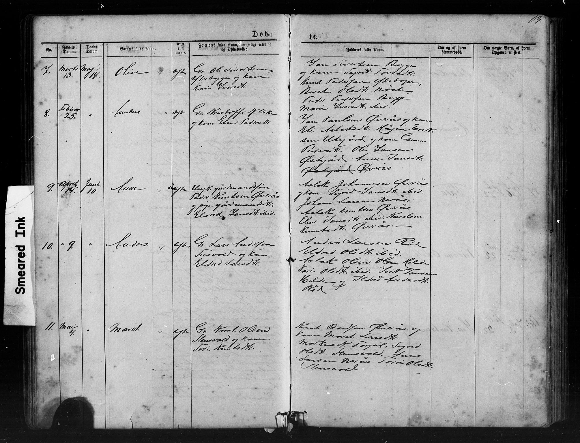 Ministerialprotokoller, klokkerbøker og fødselsregistre - Møre og Romsdal, AV/SAT-A-1454/552/L0638: Klokkerbok nr. 552C01, 1867-1902, s. 63