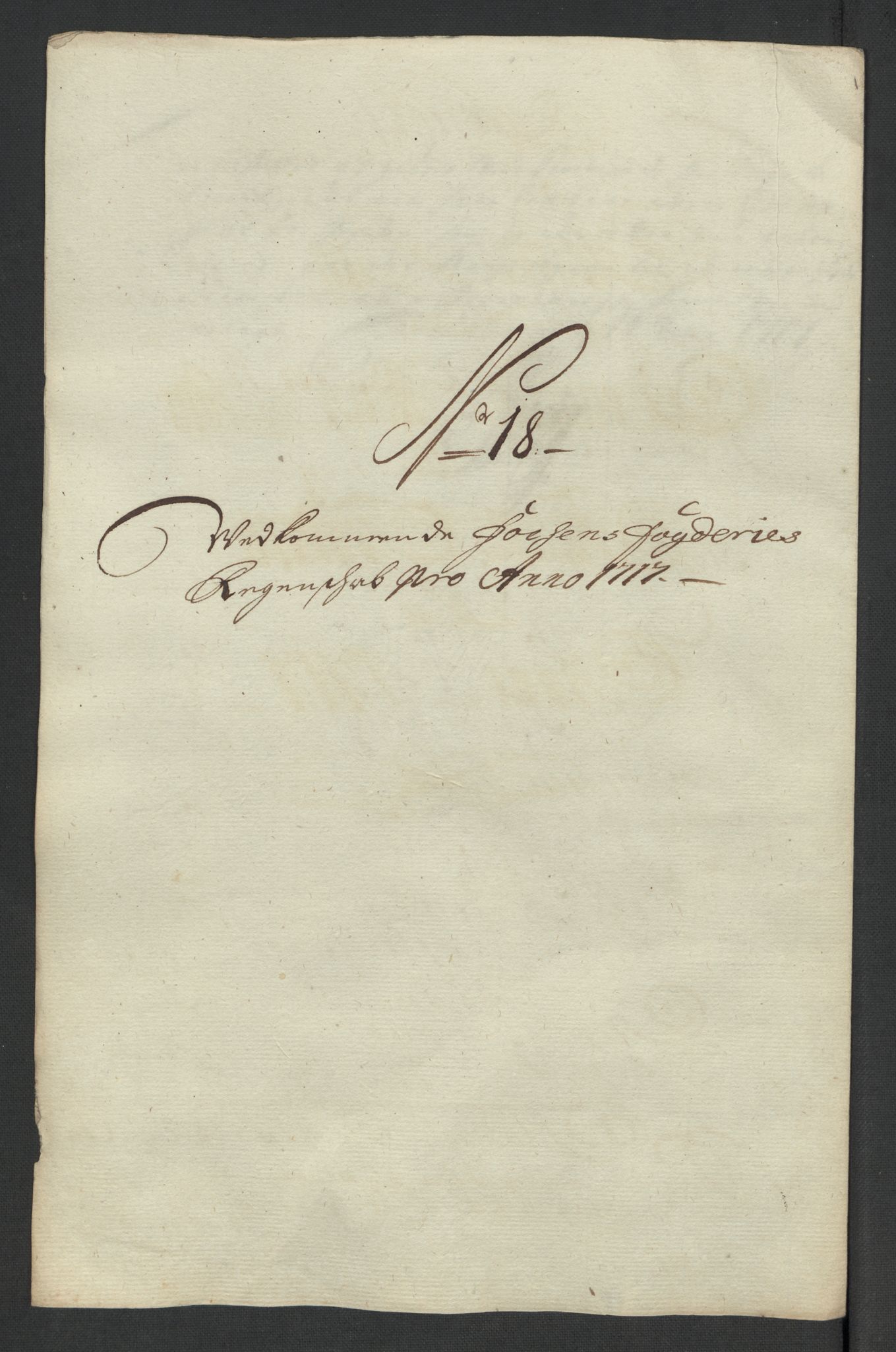 Rentekammeret inntil 1814, Reviderte regnskaper, Fogderegnskap, RA/EA-4092/R57/L3865: Fogderegnskap Fosen, 1717, s. 162