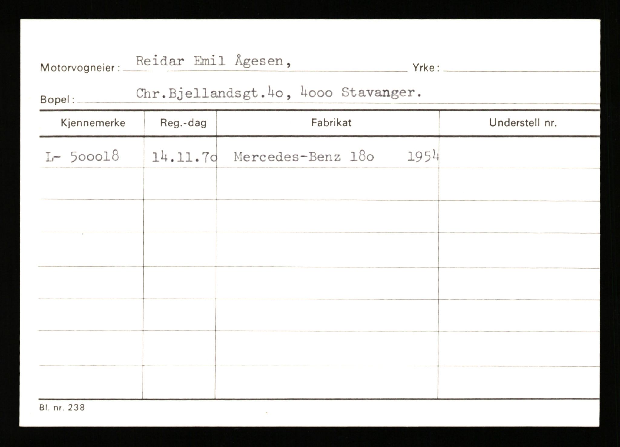 Stavanger trafikkstasjon, SAST/A-101942/0/H/L0044: Øksna - Åmo, 1930-1971, s. 2300