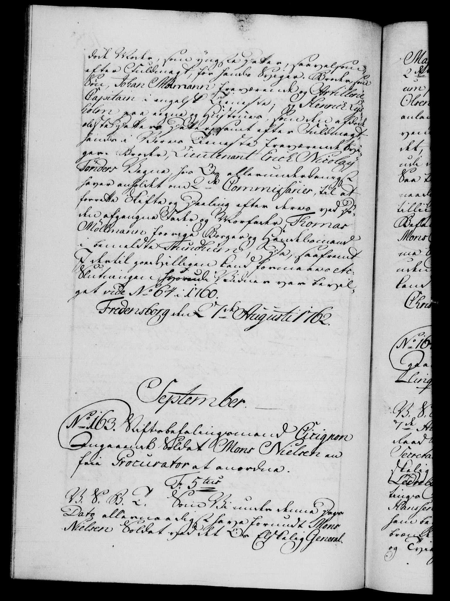 Danske Kanselli 1572-1799, RA/EA-3023/F/Fc/Fca/Fcab/L0037: Norske tegnelser, 1762-1766, s. 108b