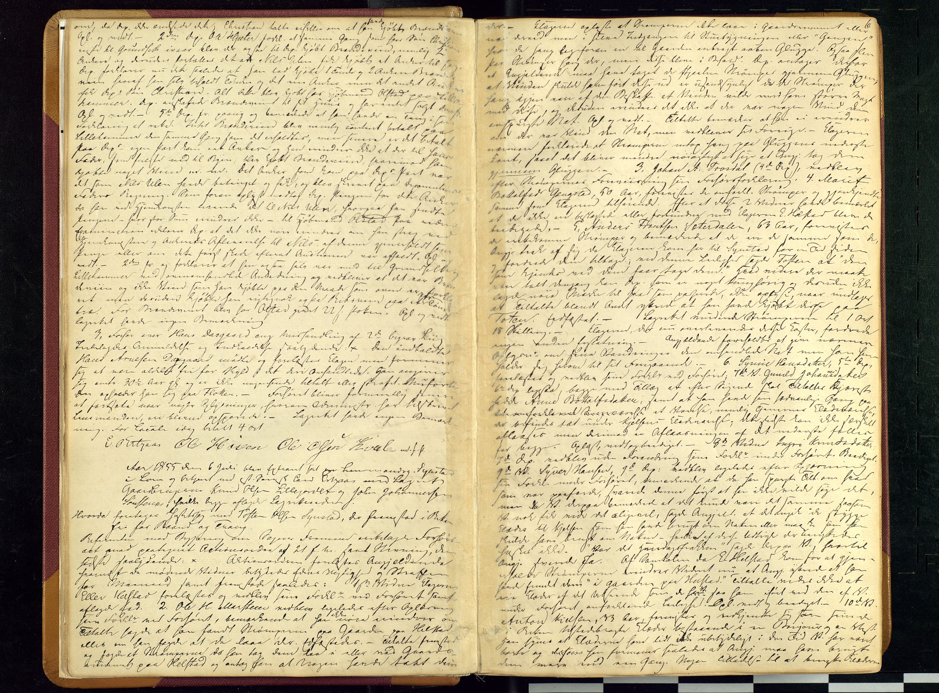 Nord-Gudbrandsdal tingrett, AV/SAH-TING-002/G/Gc/Gca/L0008: Ekstrarettsprotokoll, 1855-1863, s. 6