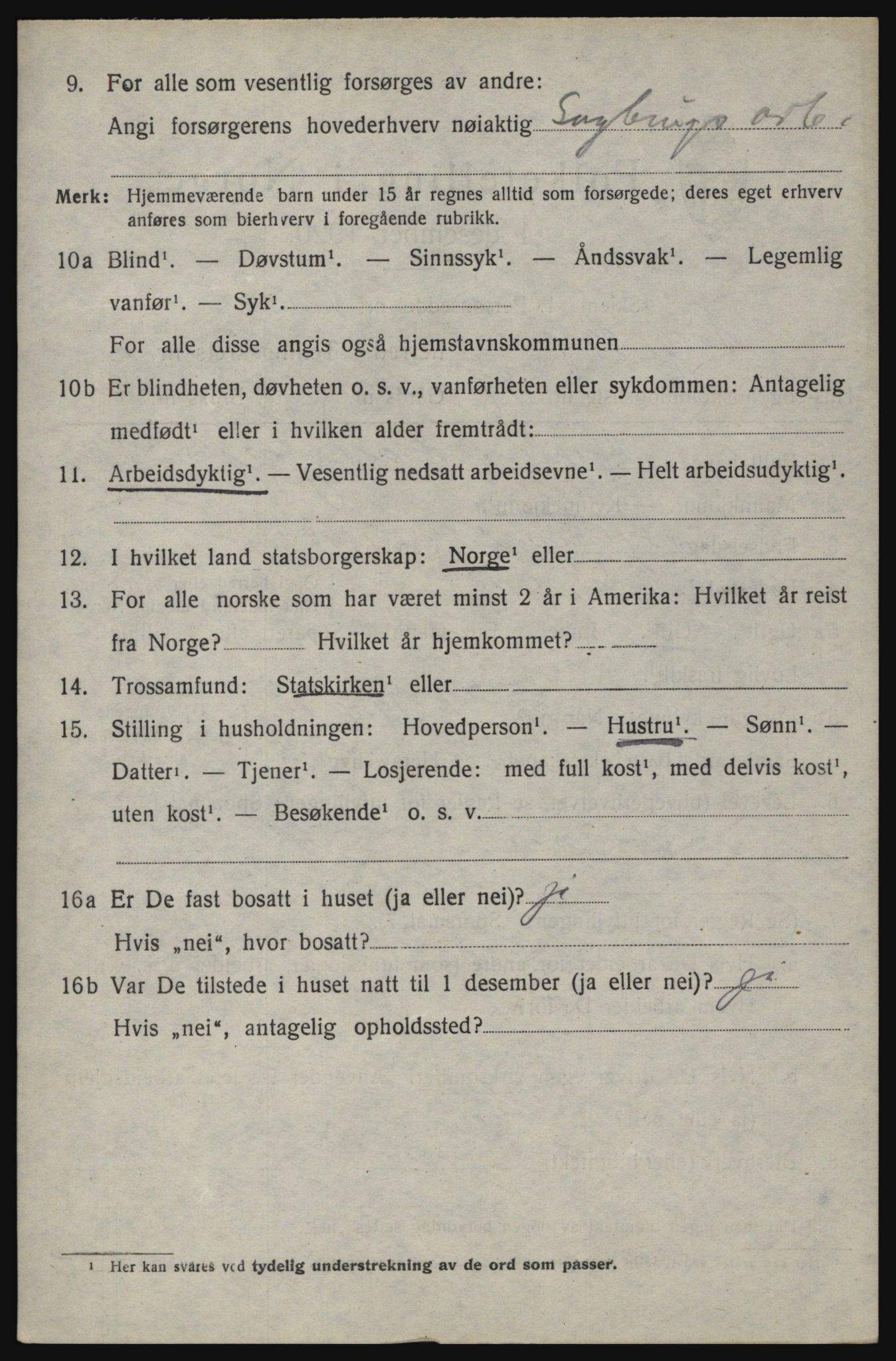 SAO, Folketelling 1920 for 0116 Berg herred, 1920, s. 3254