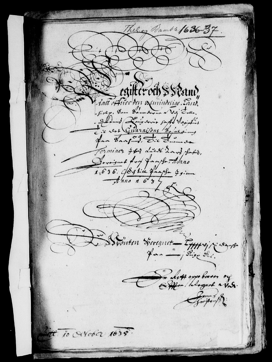 Rentekammeret inntil 1814, Reviderte regnskaper, Lensregnskaper, AV/RA-EA-5023/R/Rb/Rbp/L0019: Bratsberg len, 1636-1638