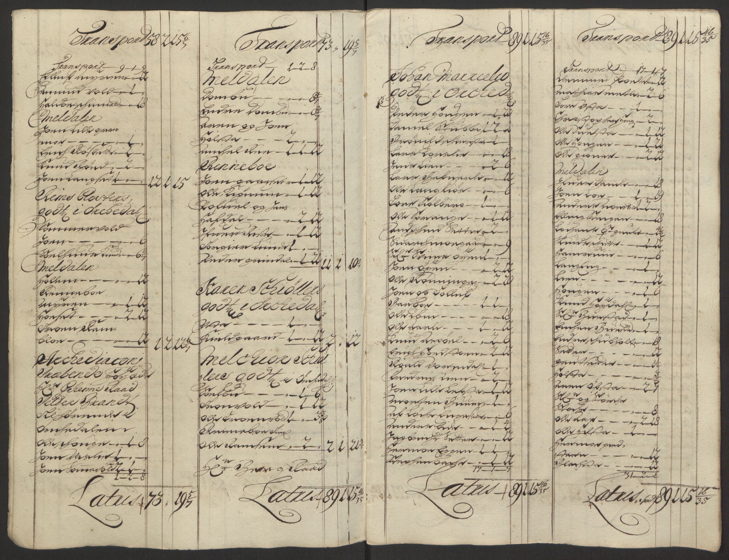 Rentekammeret inntil 1814, Reviderte regnskaper, Fogderegnskap, AV/RA-EA-4092/R58/L3938: Fogderegnskap Orkdal, 1693, s. 98