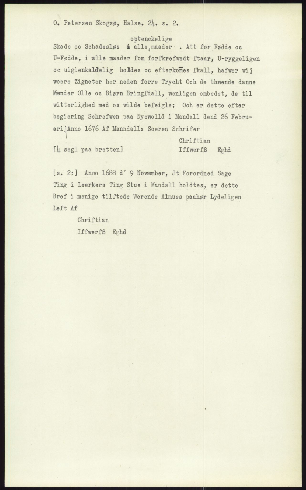 Samlinger til kildeutgivelse, Diplomavskriftsamlingen, AV/RA-EA-4053/H/Ha, s. 2896
