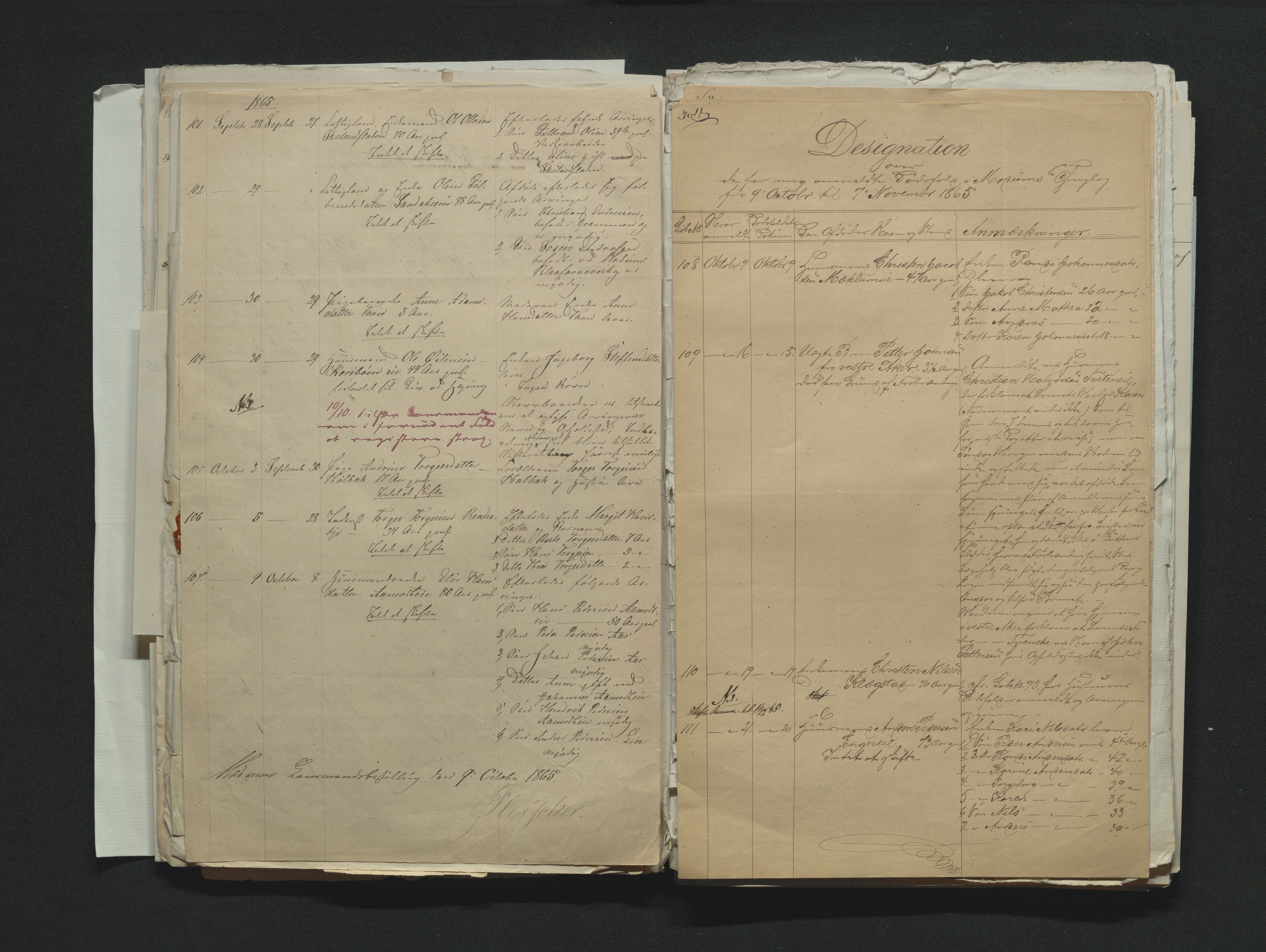 Eiker, Modum og Sigdal sorenskriveri, AV/SAKO-A-123/H/Ha/Hab/L0011: Dødsfallsmeldinger, 1862-1865, s. 593