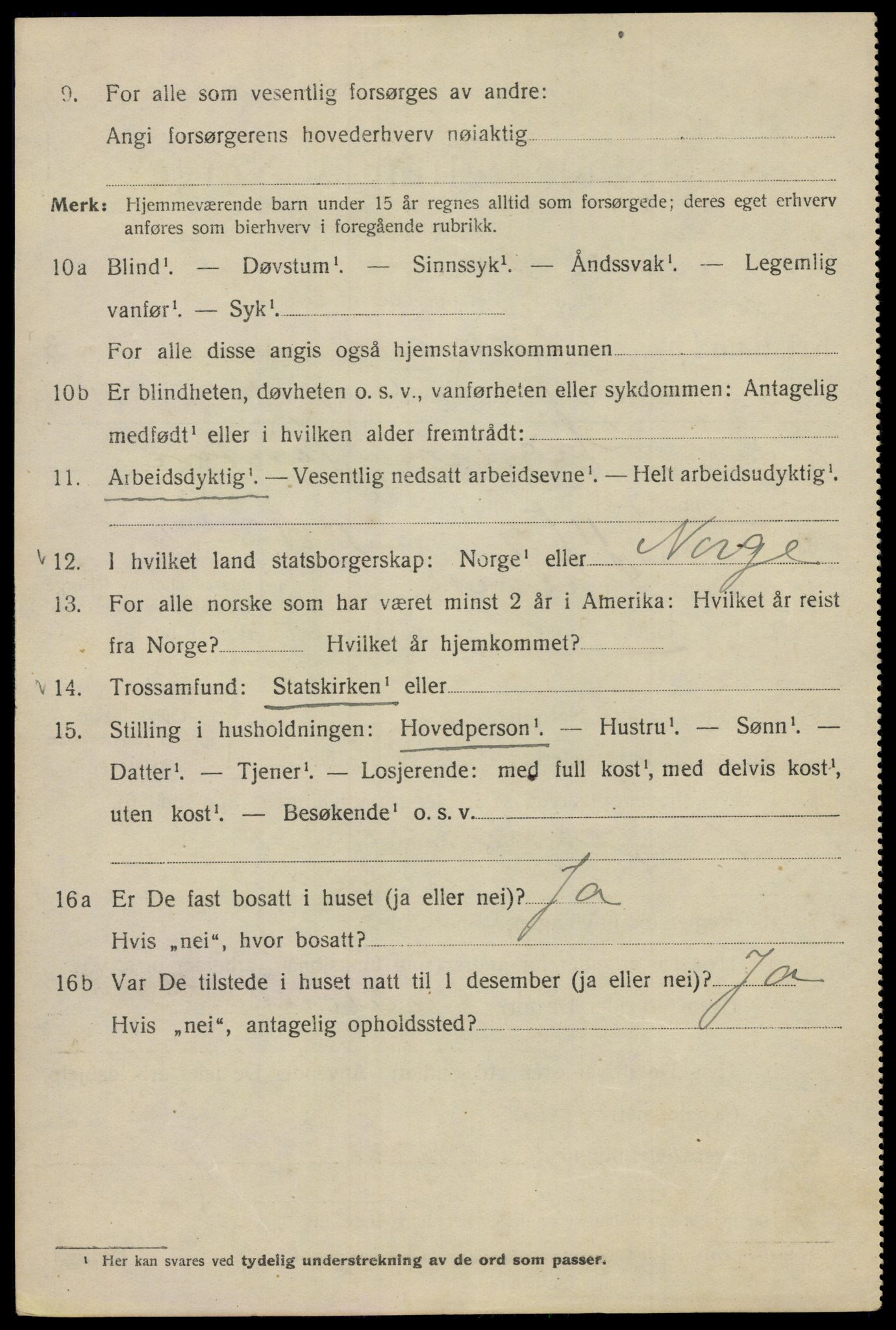 SAO, Folketelling 1920 for 0301 Kristiania kjøpstad, 1920, s. 152084