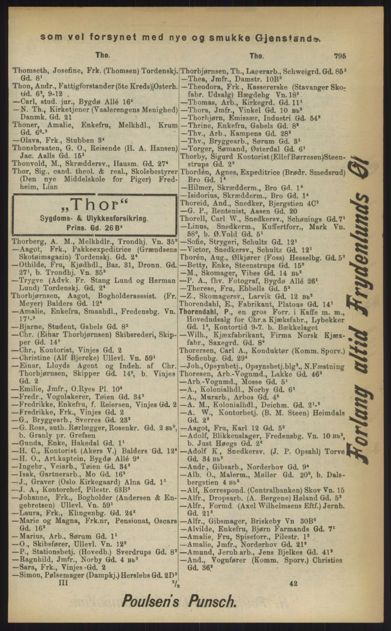Kristiania/Oslo adressebok, PUBL/-, 1903, s. 795