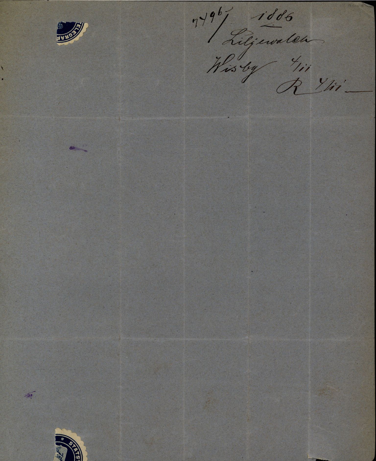 Pa 63 - Østlandske skibsassuranceforening, VEMU/A-1079/G/Ga/L0019/0004: Havaridokumenter / Unita, L'Union, Lympha, Medbør, Kommandør, Svend Foyn, 1886, s. 5