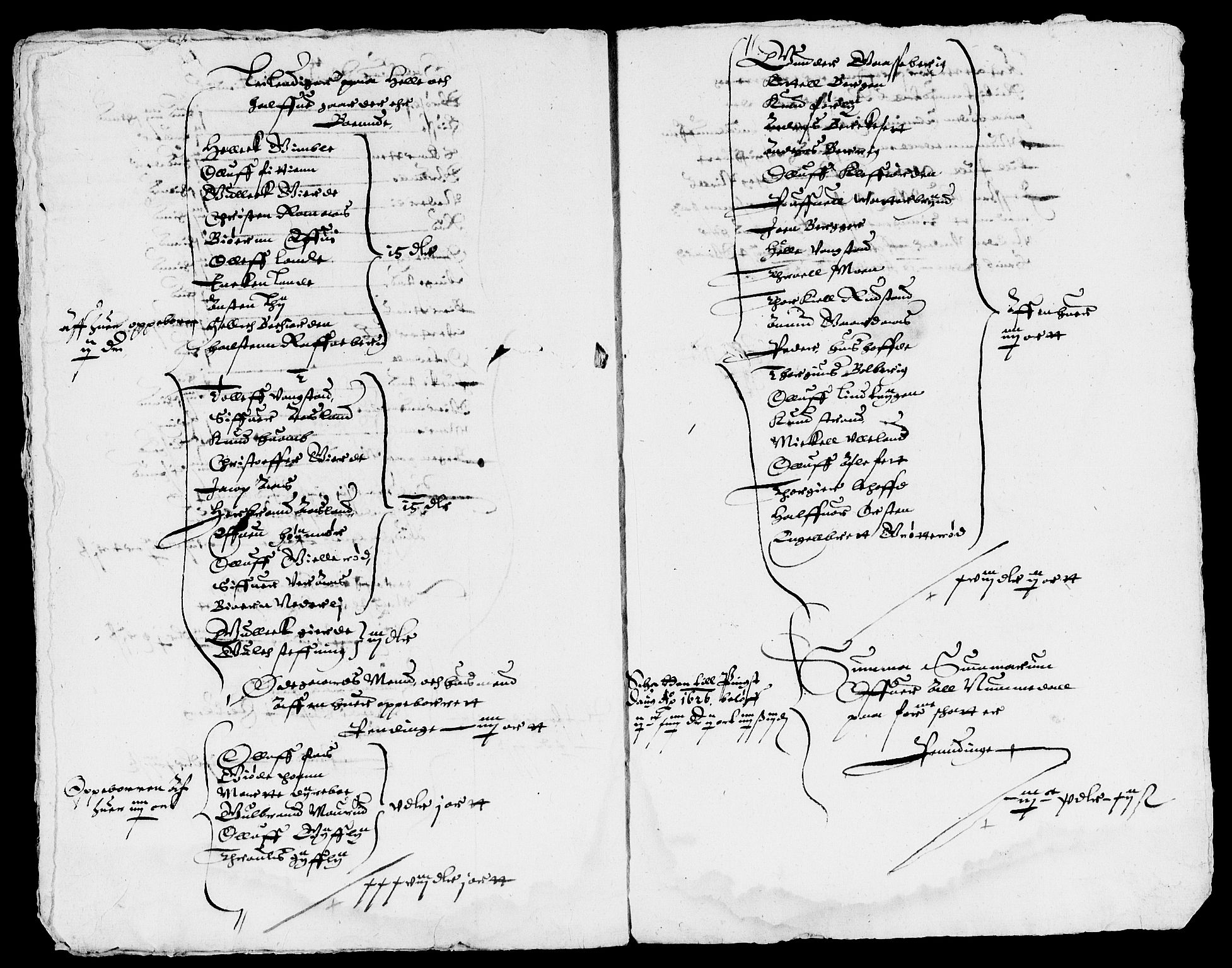 Rentekammeret inntil 1814, Reviderte regnskaper, Lensregnskaper, AV/RA-EA-5023/R/Rb/Rbl/L0002: Brunla len med Numedal len til 1628,  Sandsvær len 1626-28 og Eiker len 1626-37, 1626-1629