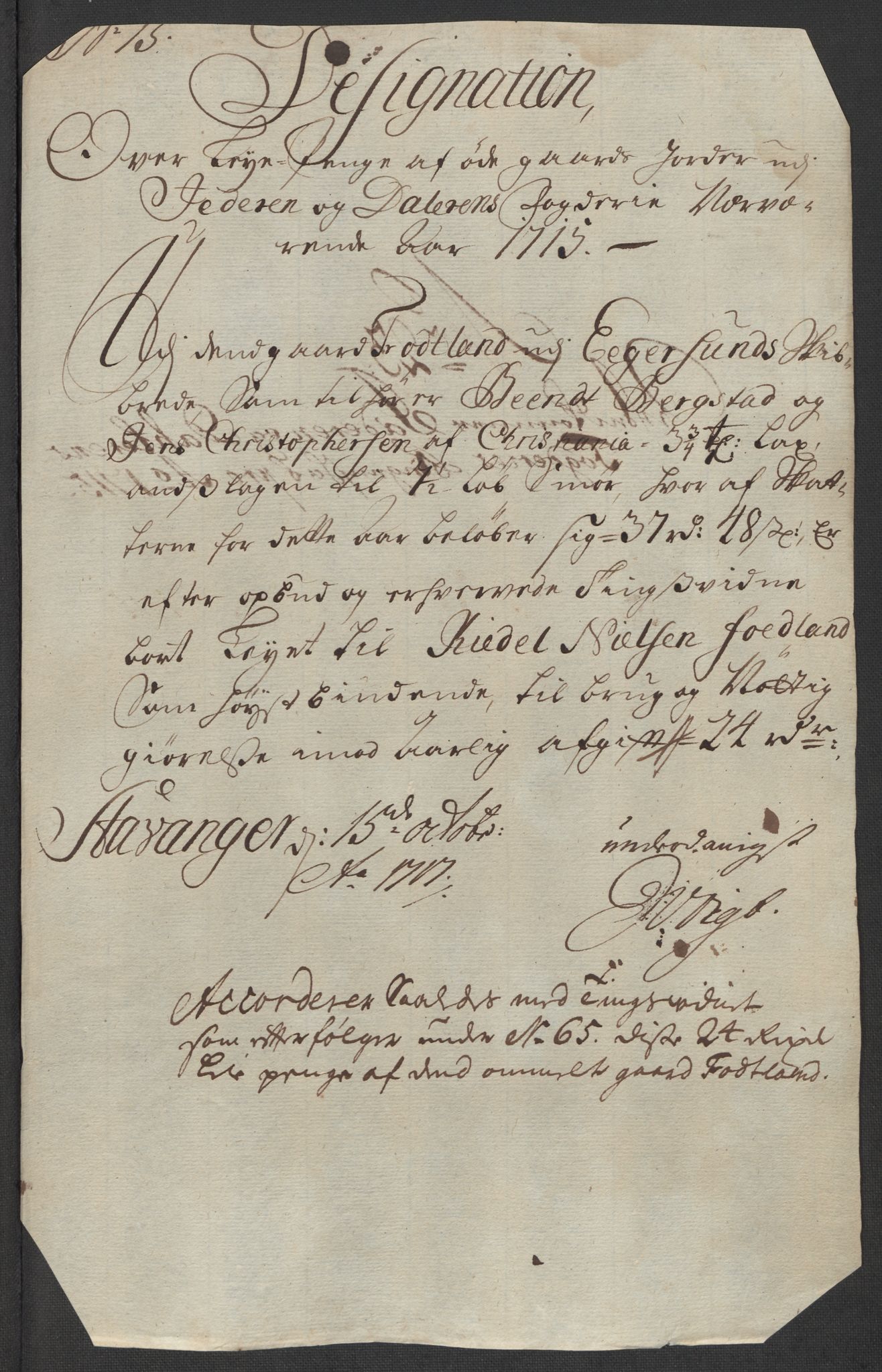 Rentekammeret inntil 1814, Reviderte regnskaper, Fogderegnskap, RA/EA-4092/R46/L2740: Fogderegnskap Jæren og Dalane, 1715-1716, s. 131