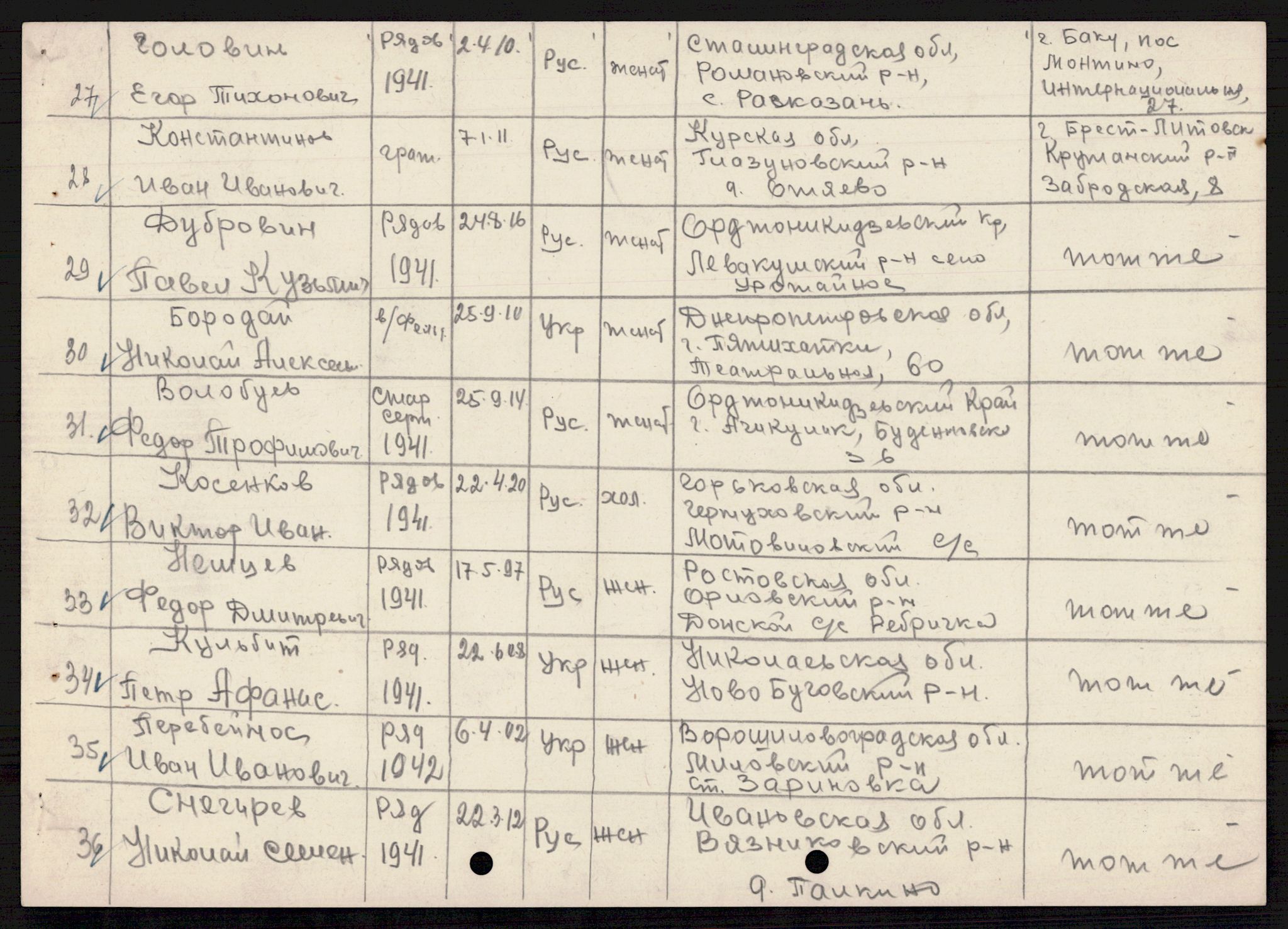 Flyktnings- og fangedirektoratet, Repatrieringskontoret, AV/RA-S-1681/D/Db/L0021: Displaced Persons (DPs) og sivile tyskere, 1945-1948, s. 727