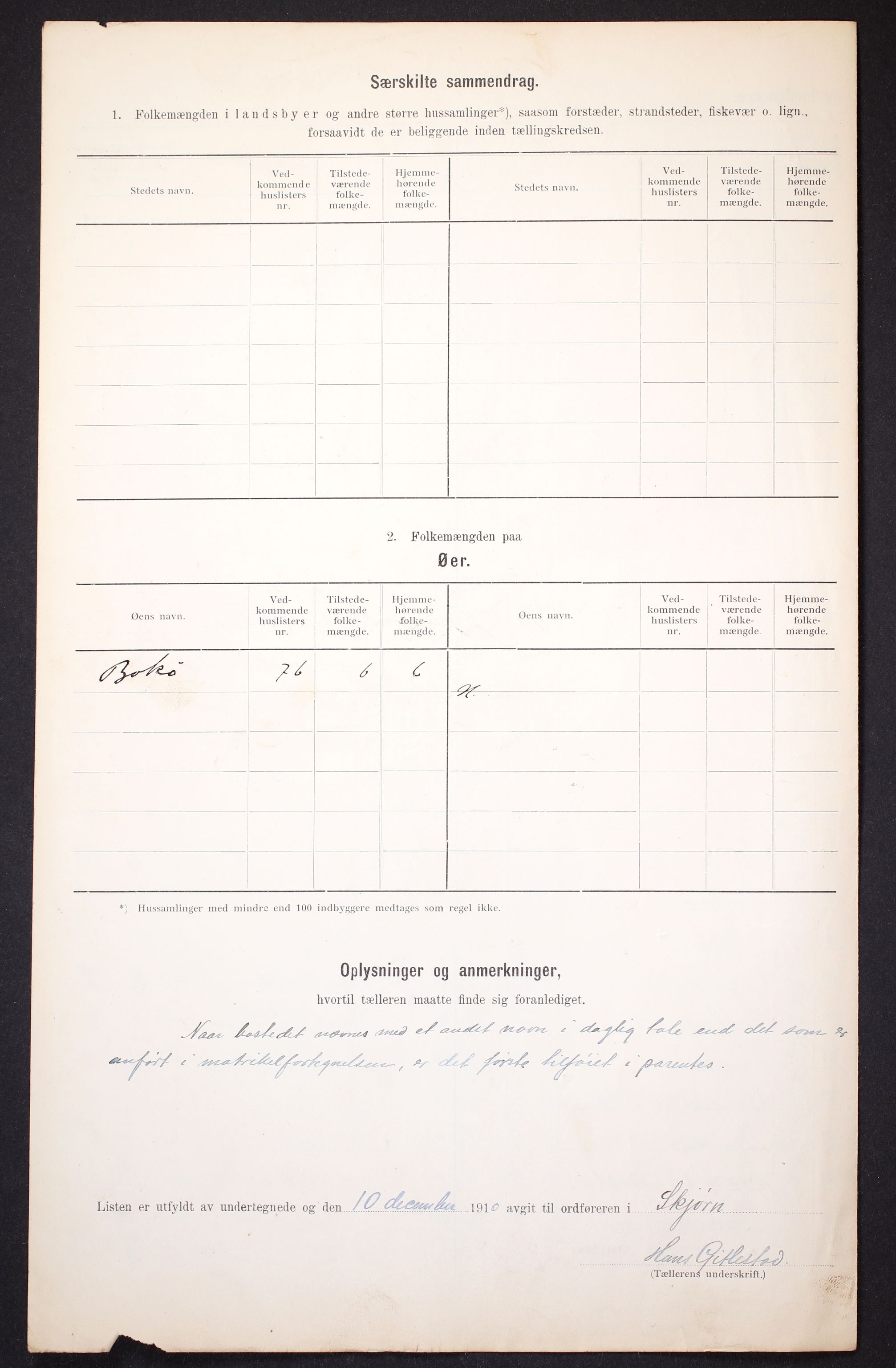 RA, Folketelling 1910 for 1626 Stjørna herred, 1910, s. 23