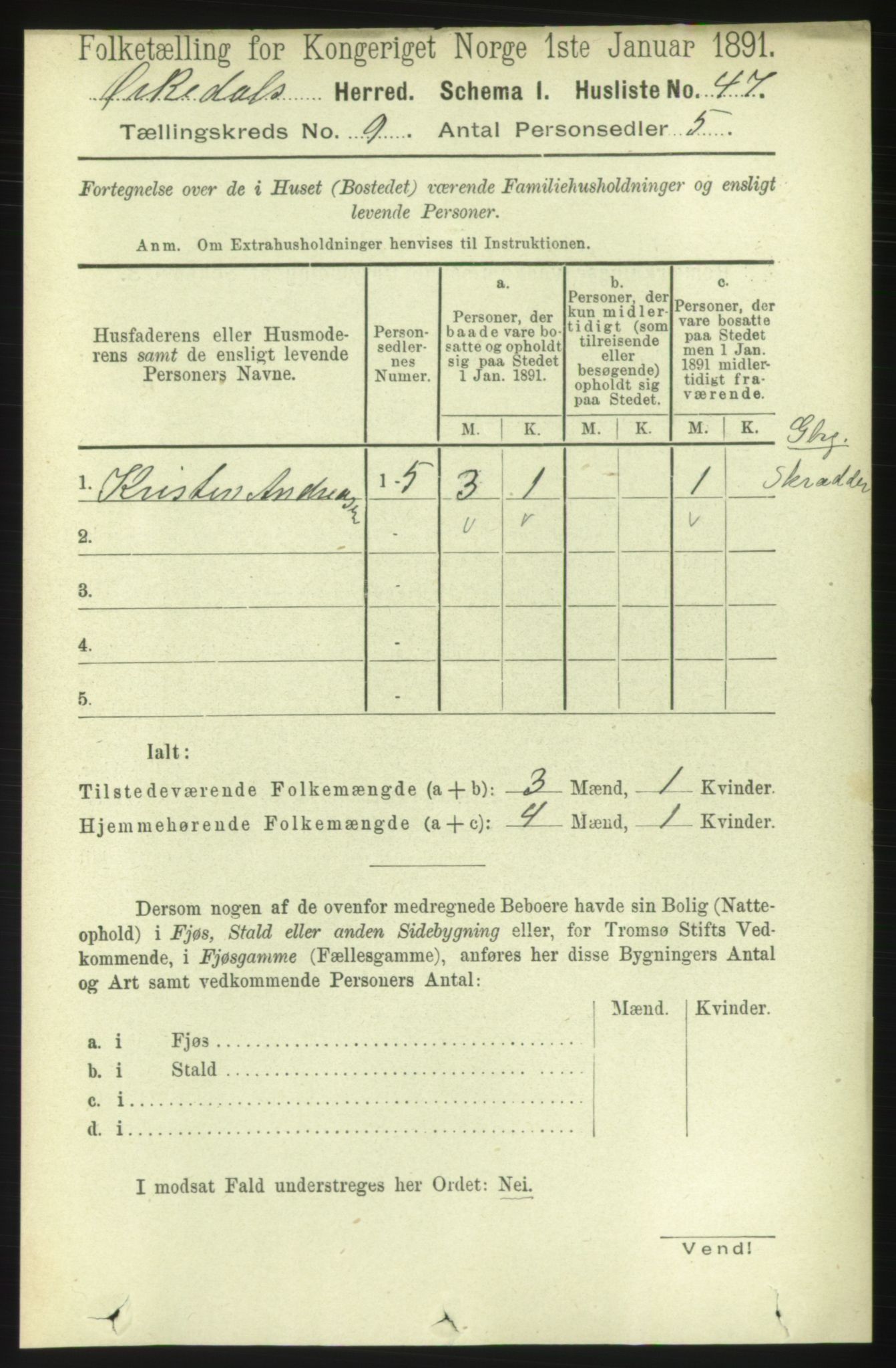 RA, Folketelling 1891 for 1638 Orkdal herred, 1891, s. 4264