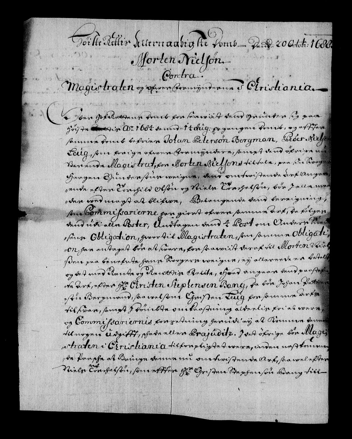 Stattholderembetet 1572-1771, AV/RA-EA-2870/Af/L0004: Avskrifter av vedlegg til originale supplikker, nummerert i samsvar med supplikkbøkene, 1691-1694, s. 128