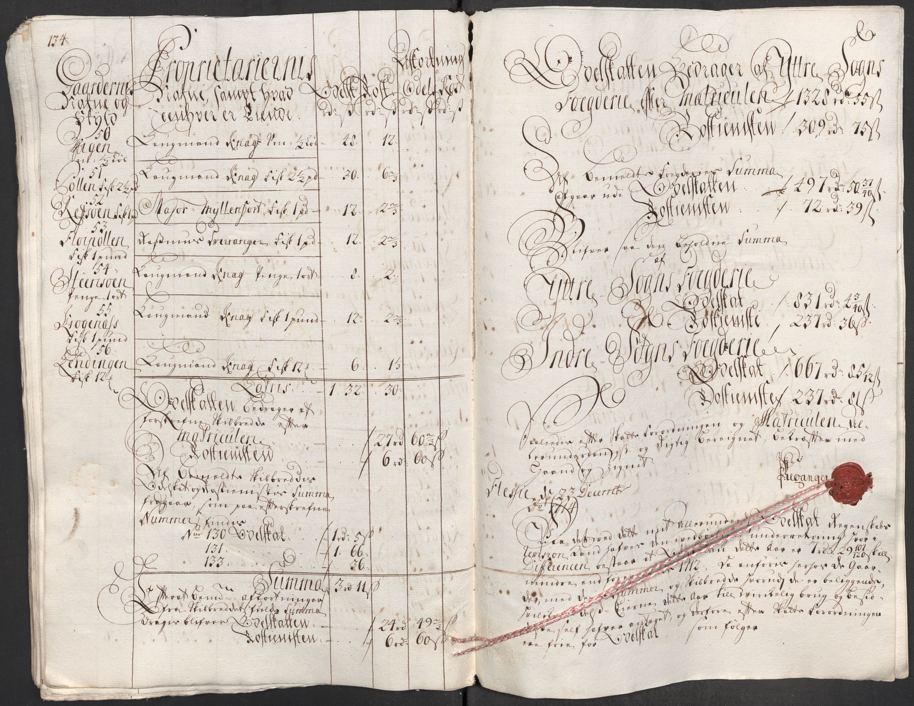 Rentekammeret inntil 1814, Reviderte regnskaper, Fogderegnskap, RA/EA-4092/R52/L3319: Fogderegnskap Sogn, 1713-1714, s. 148