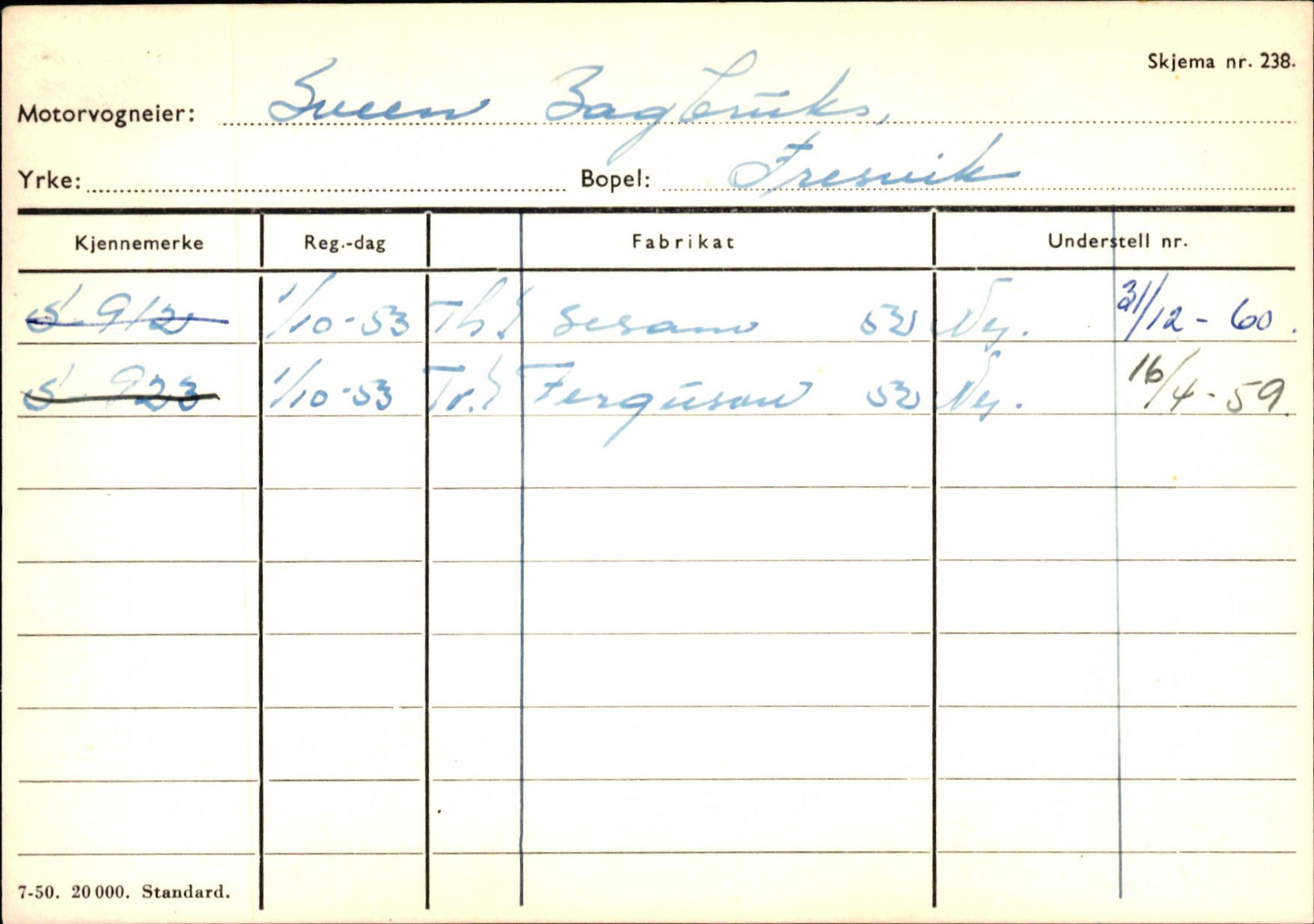 Statens vegvesen, Sogn og Fjordane vegkontor, AV/SAB-A-5301/4/F/L0126: Eigarregister Fjaler M-Å. Leikanger A-Å, 1945-1975, s. 2258