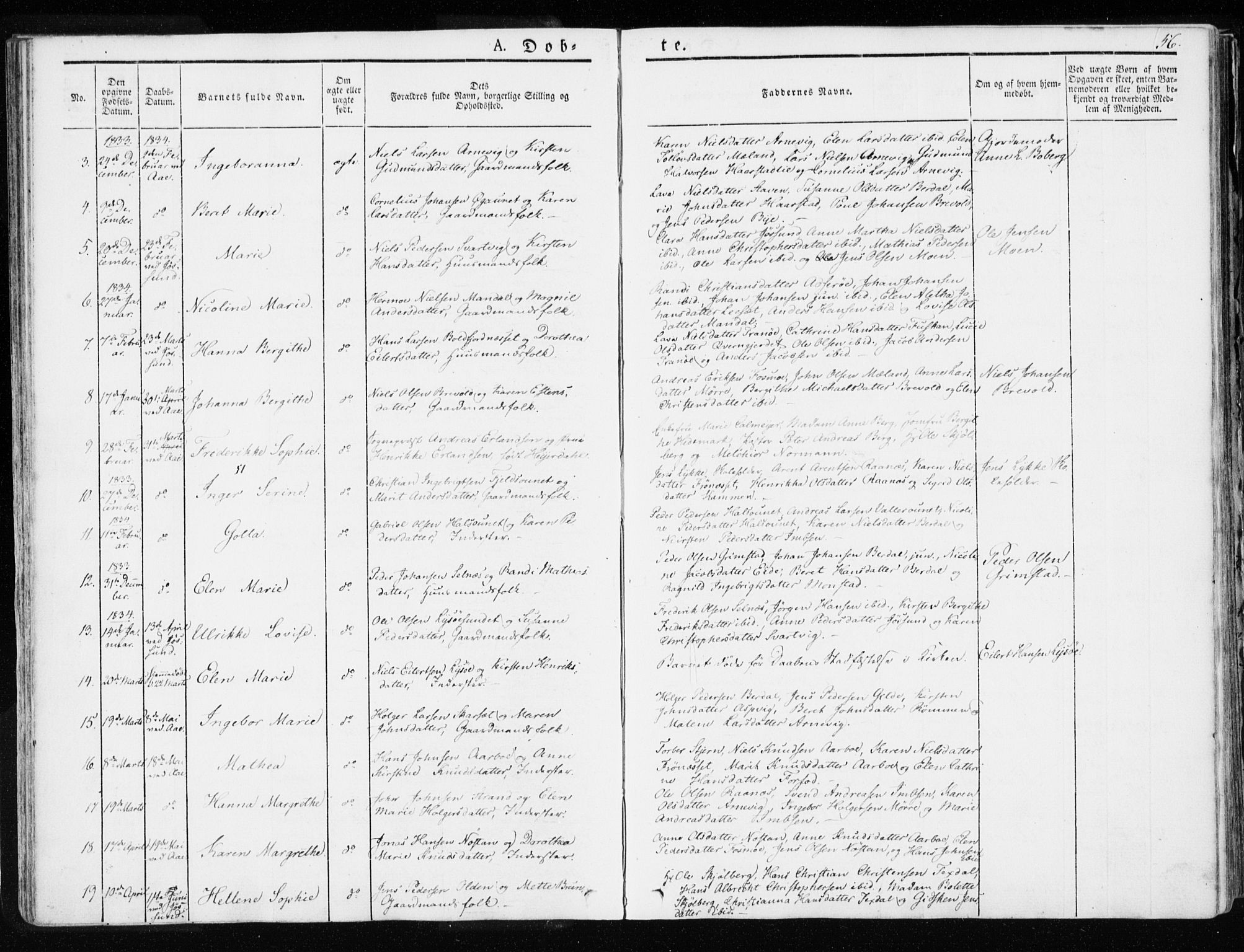 Ministerialprotokoller, klokkerbøker og fødselsregistre - Sør-Trøndelag, AV/SAT-A-1456/655/L0676: Ministerialbok nr. 655A05, 1830-1847, s. 56