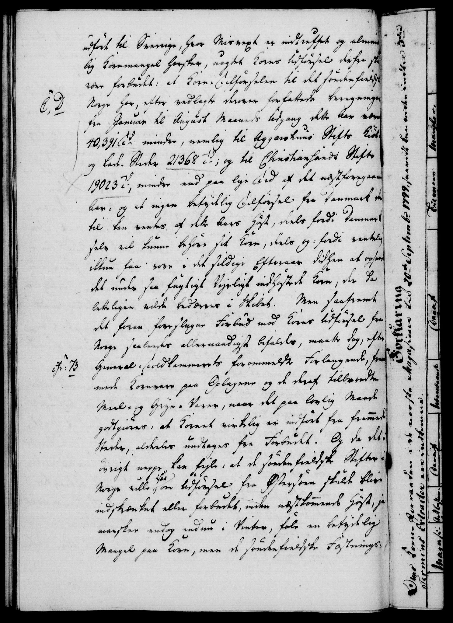 Rentekammeret, Kammerkanselliet, RA/EA-3111/G/Gf/Gfa/L0081: Norsk relasjons- og resolusjonsprotokoll (merket RK 52.81), 1799, s. 704