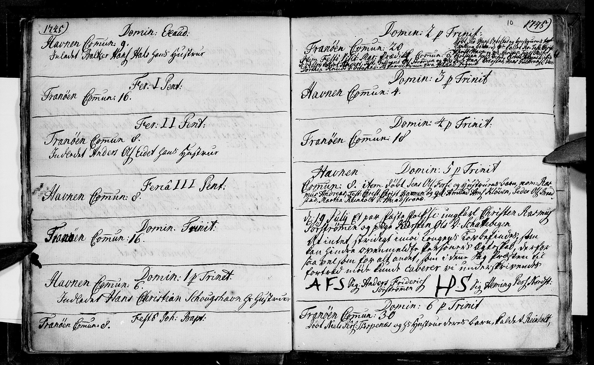 Ibestad sokneprestembete, AV/SATØ-S-0077/H/Ha/Haa/L0001kirke: Ministerialbok nr. 1, 1744-1757, s. 10