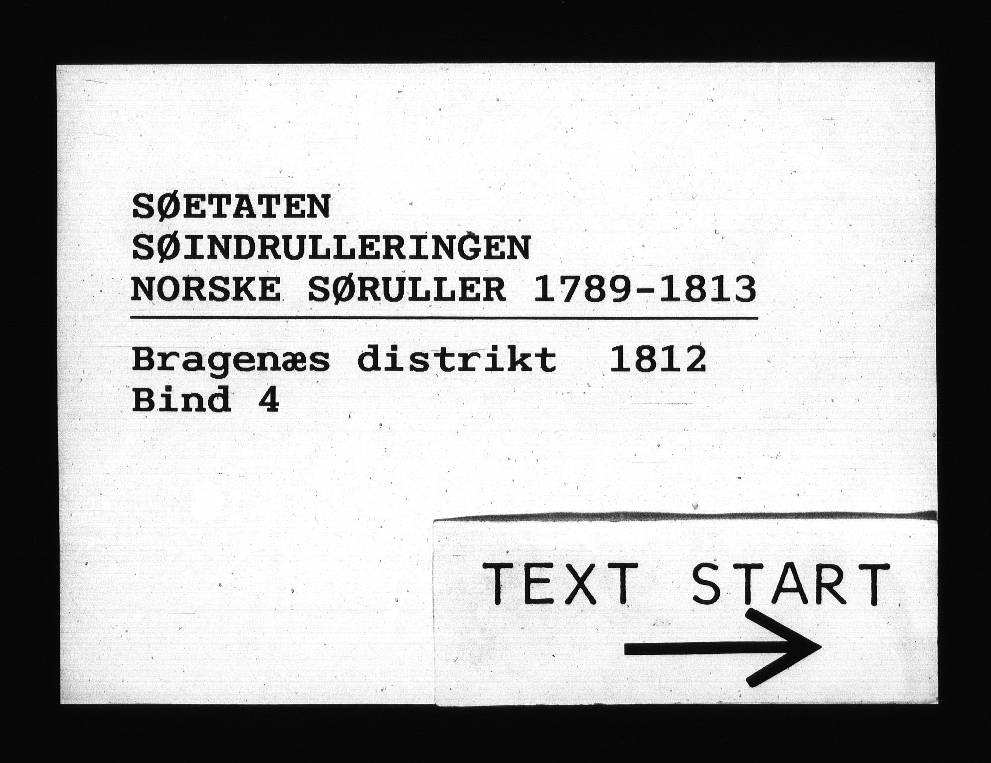Sjøetaten, RA/EA-3110/F/L0167: Bragernes distrikt, bind 4, 1812