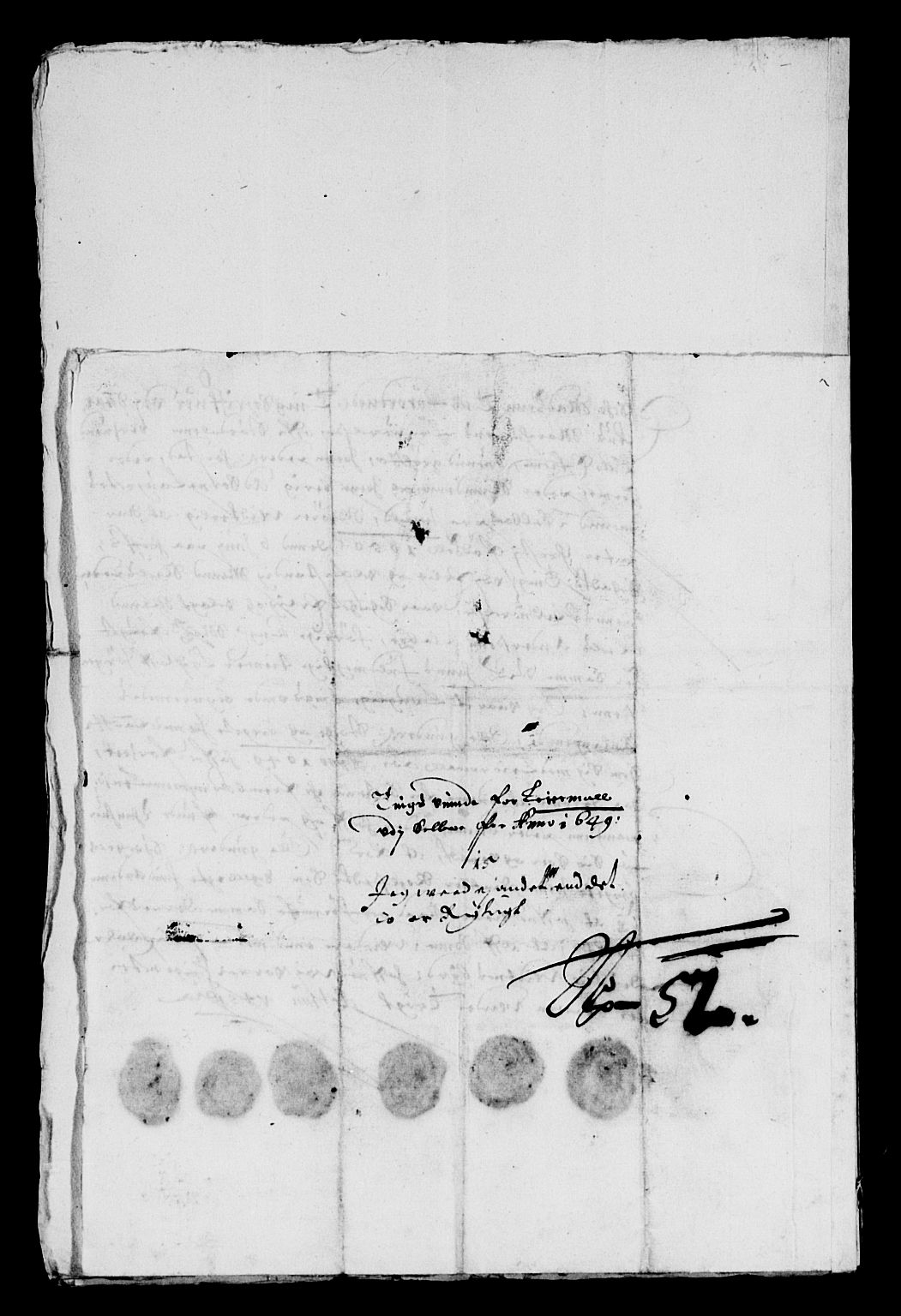 Rentekammeret inntil 1814, Reviderte regnskaper, Lensregnskaper, AV/RA-EA-5023/R/Rb/Rbw/L0095: Trondheim len, 1649-1650