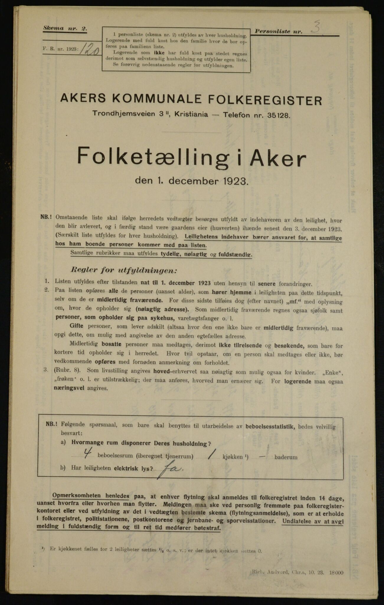 , Kommunal folketelling 1.12.1923 for Aker, 1923, s. 37320