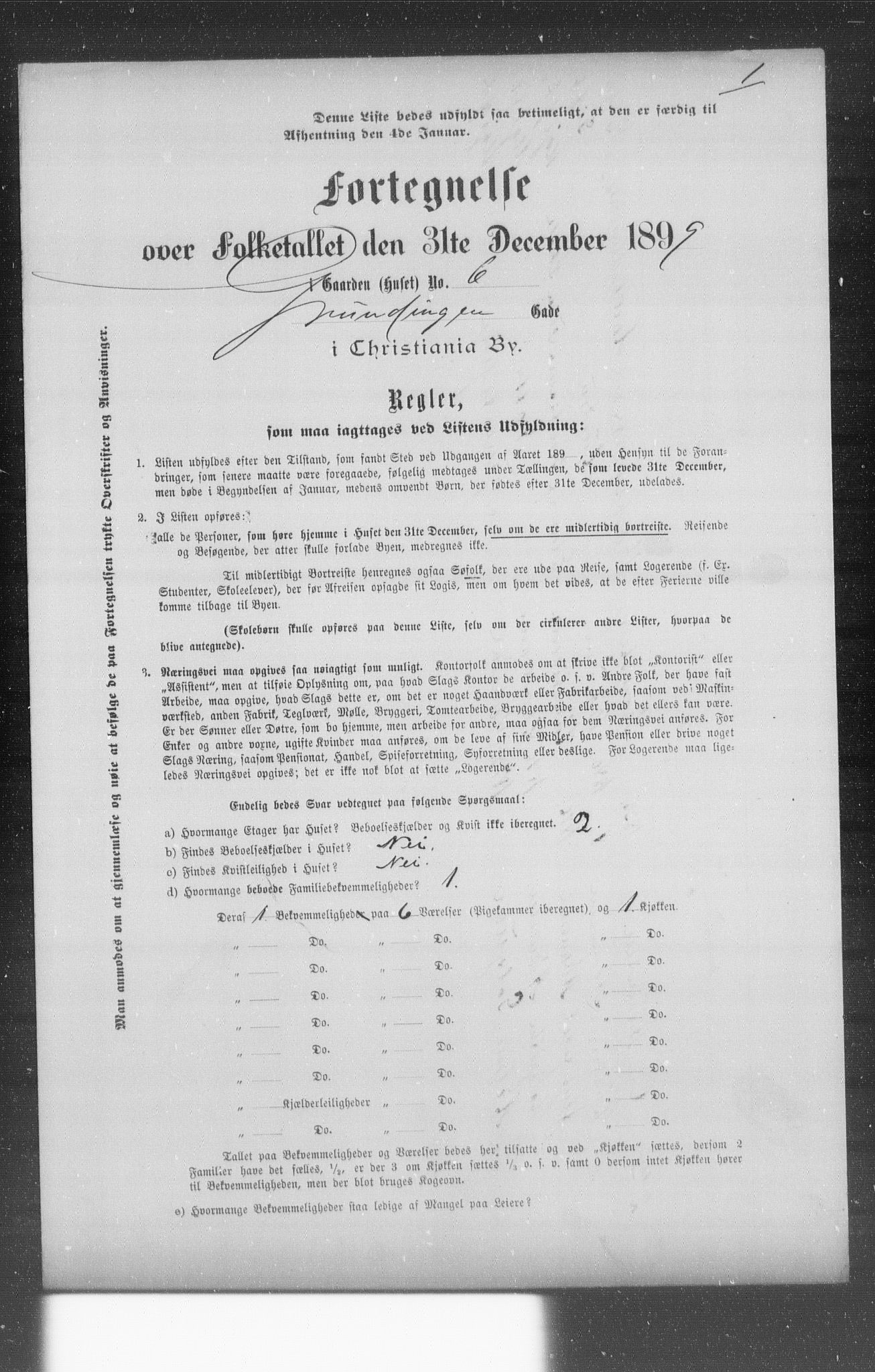 OBA, Kommunal folketelling 31.12.1899 for Kristiania kjøpstad, 1899, s. 4087