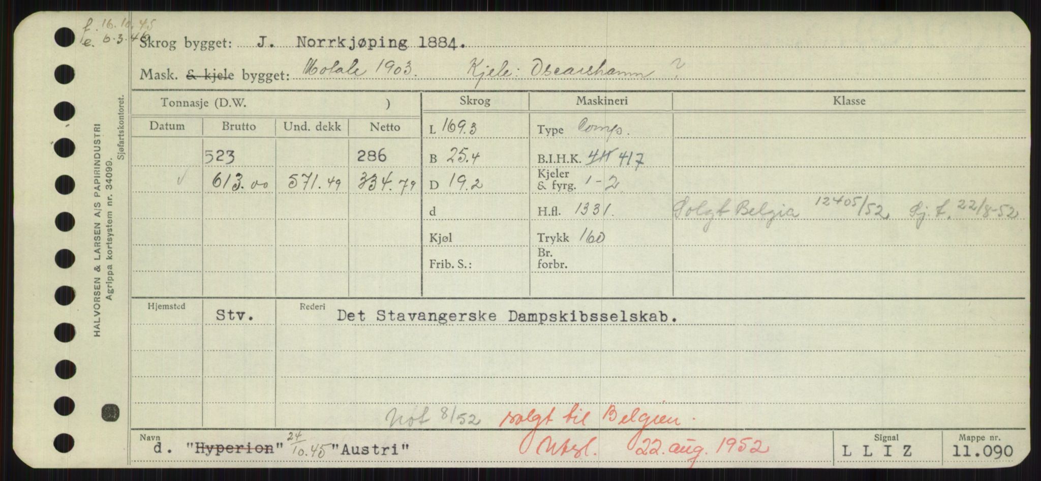 Sjøfartsdirektoratet med forløpere, Skipsmålingen, AV/RA-S-1627/H/Hd/L0002: Fartøy, Apa-Axe, s. 491