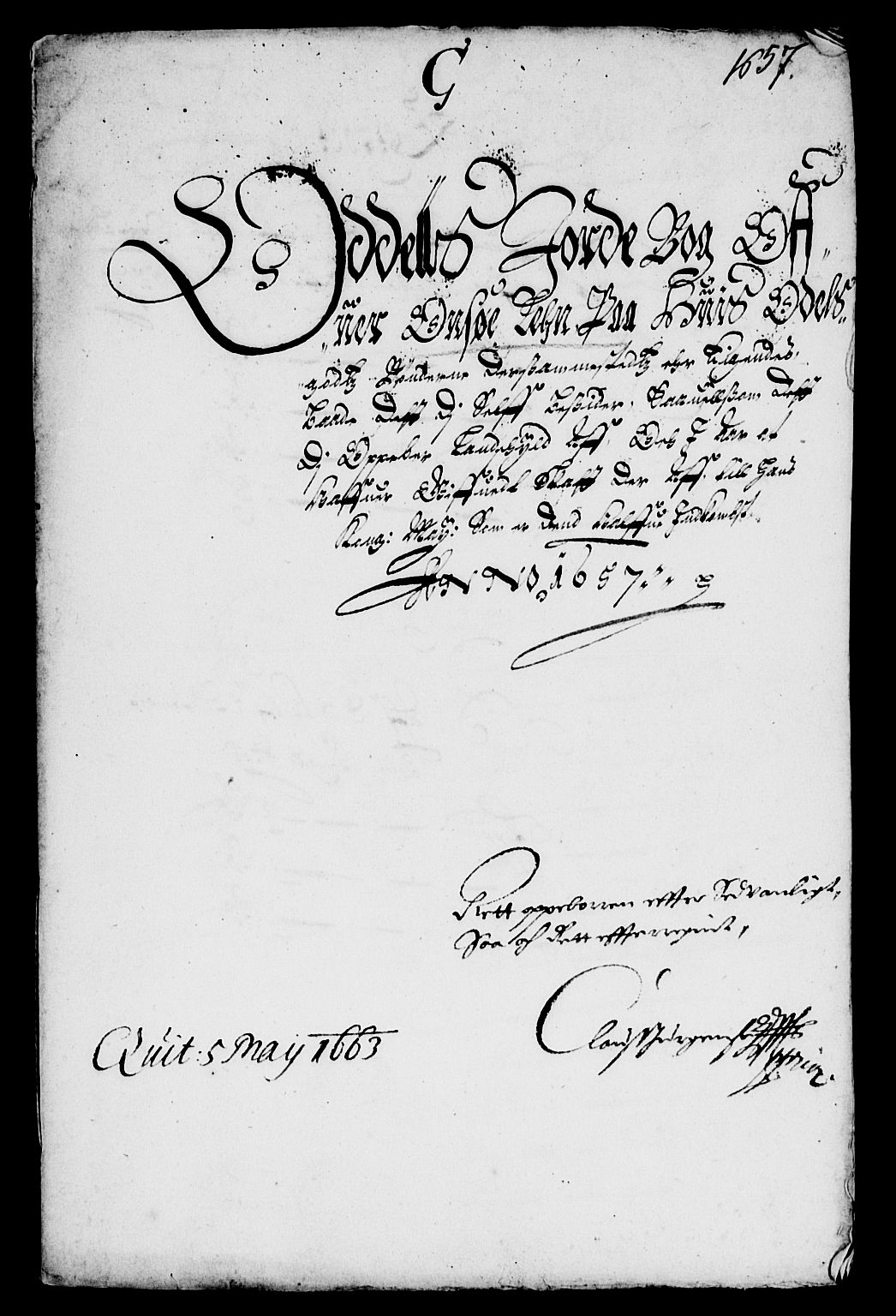 Rentekammeret inntil 1814, Reviderte regnskaper, Lensregnskaper, AV/RA-EA-5023/R/Rb/Rbe/L0004: Onsøy len, 1656-1674