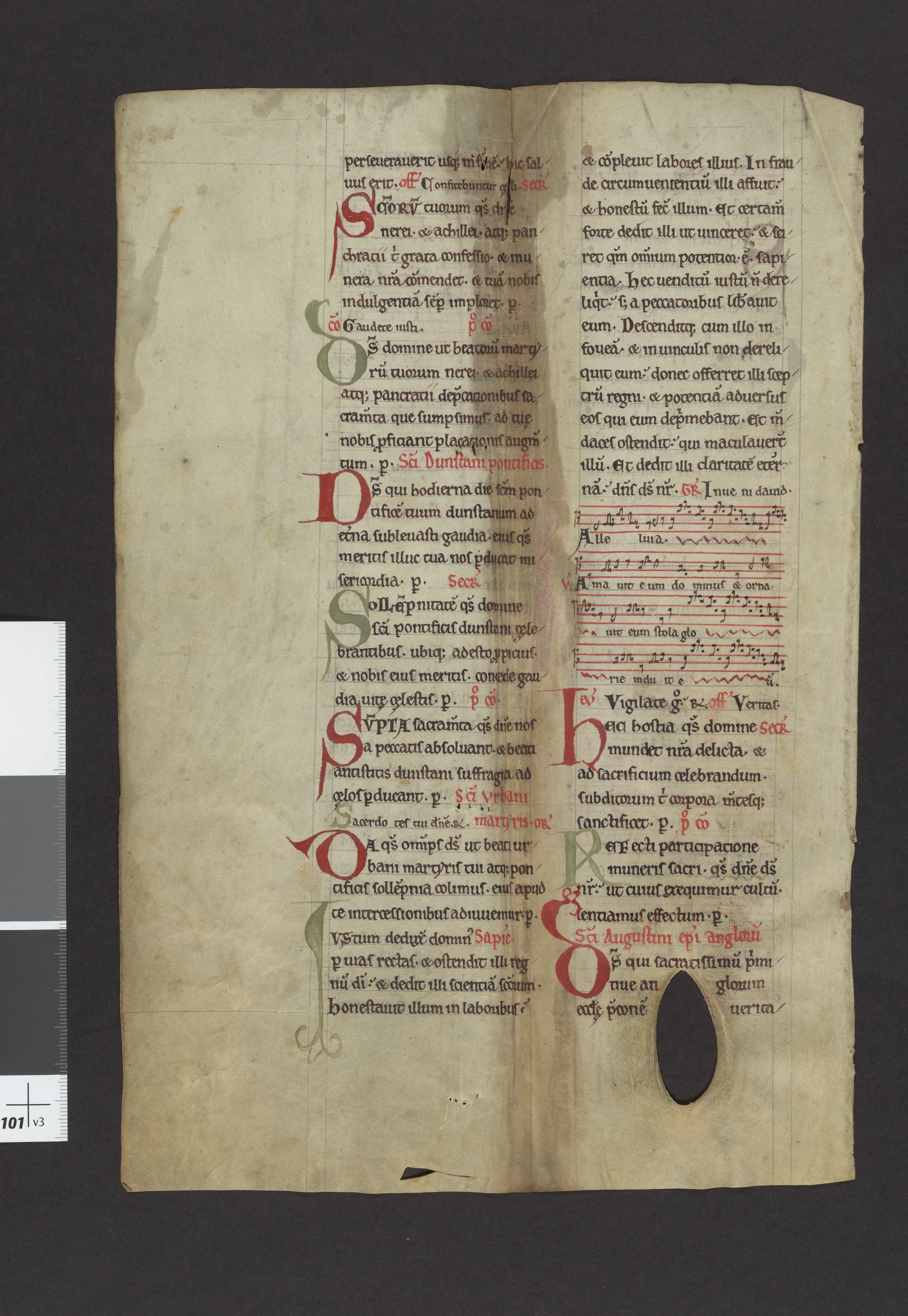 Riksarkivets diplomsamling, AV/RA-EA-5965/F27/F27A/F27Ab/L0001: Latinske fragmenter stort format, 1100-1536, s. 80