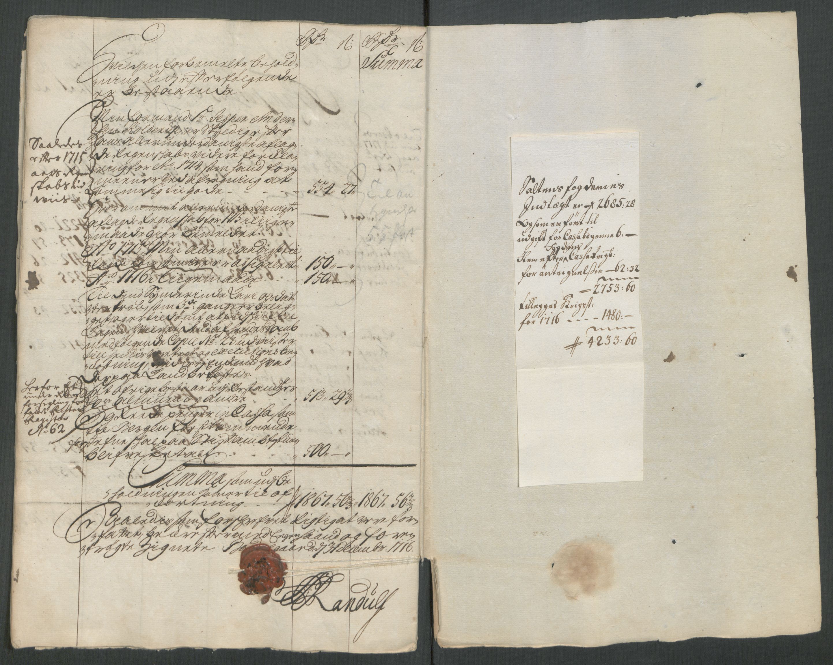 Rentekammeret inntil 1814, Reviderte regnskaper, Fogderegnskap, RA/EA-4092/R66/L4586: Fogderegnskap Salten, 1716, s. 18