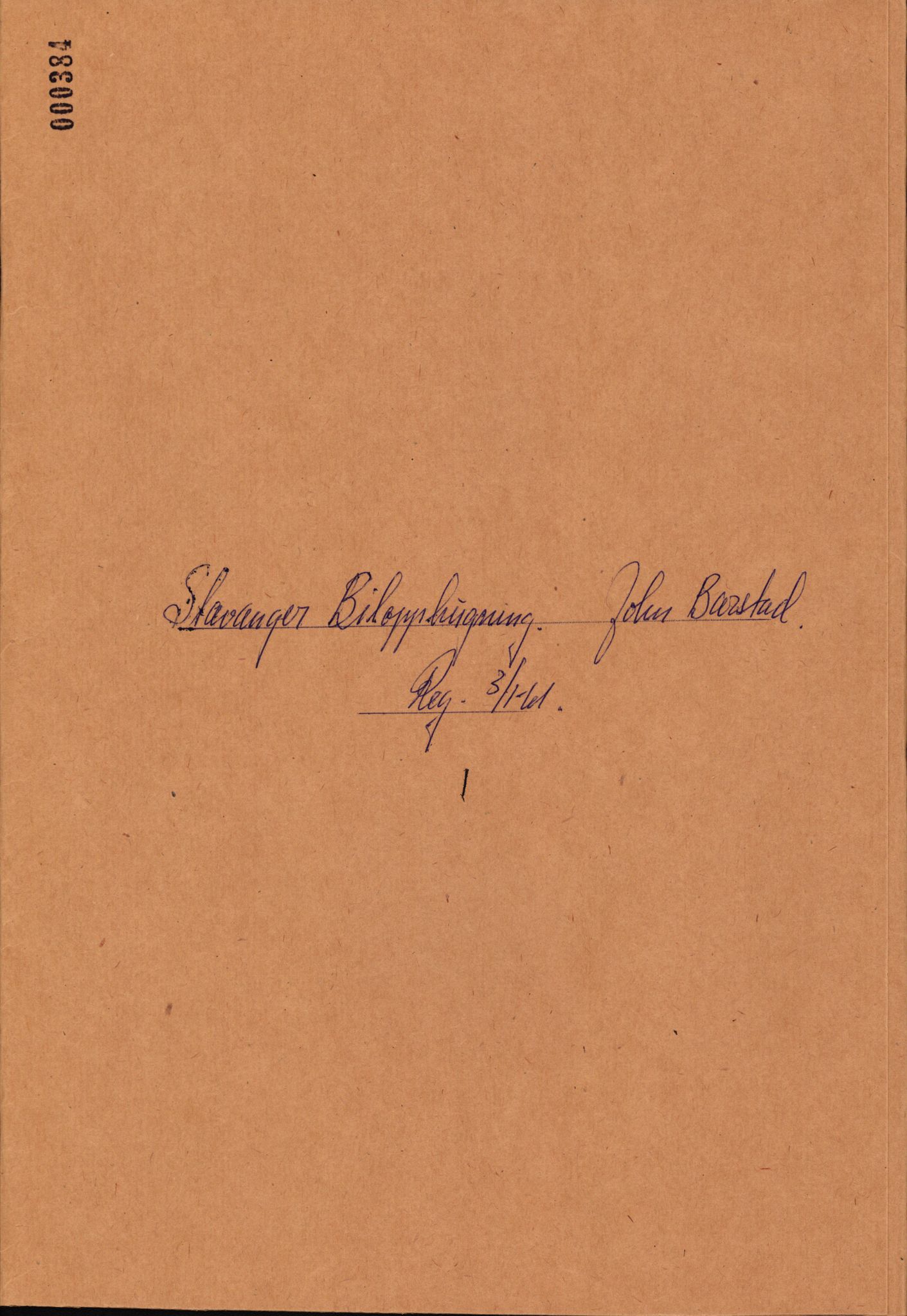 Stavanger byfogd, SAST/A-101408/002/J/Jd/Jde/L0002: Registreringsmeldinger og bilag. Enkeltmannsforetak, 351-750, 1905-1987, s. 82