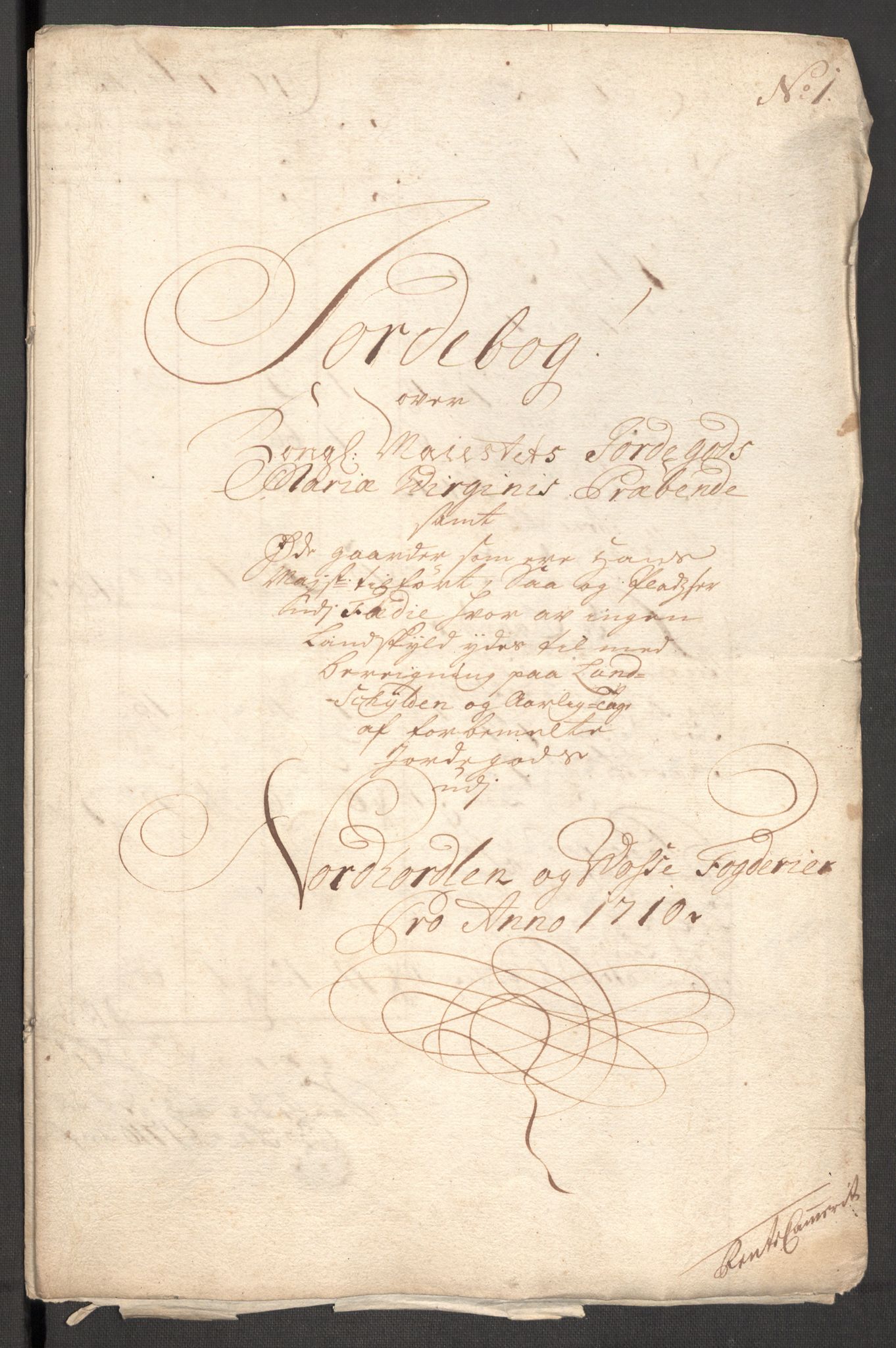 Rentekammeret inntil 1814, Reviderte regnskaper, Fogderegnskap, AV/RA-EA-4092/R51/L3191: Fogderegnskap Nordhordland og Voss, 1710, s. 45