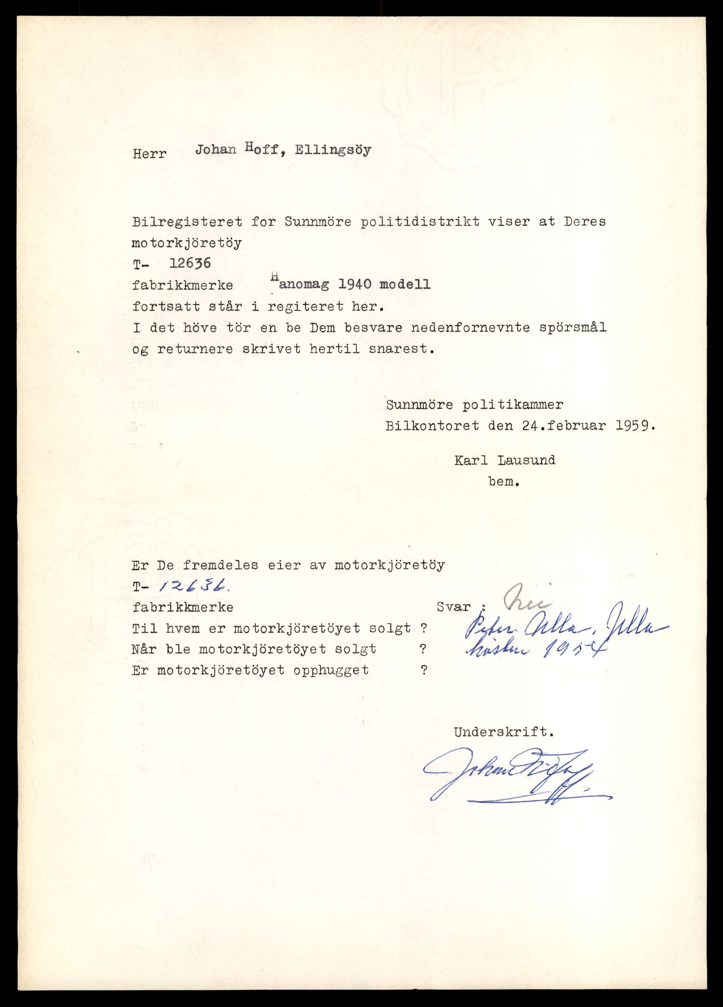 Møre og Romsdal vegkontor - Ålesund trafikkstasjon, AV/SAT-A-4099/F/Fe/L0034: Registreringskort for kjøretøy T 12500 - T 12652, 1927-1998, s. 2676