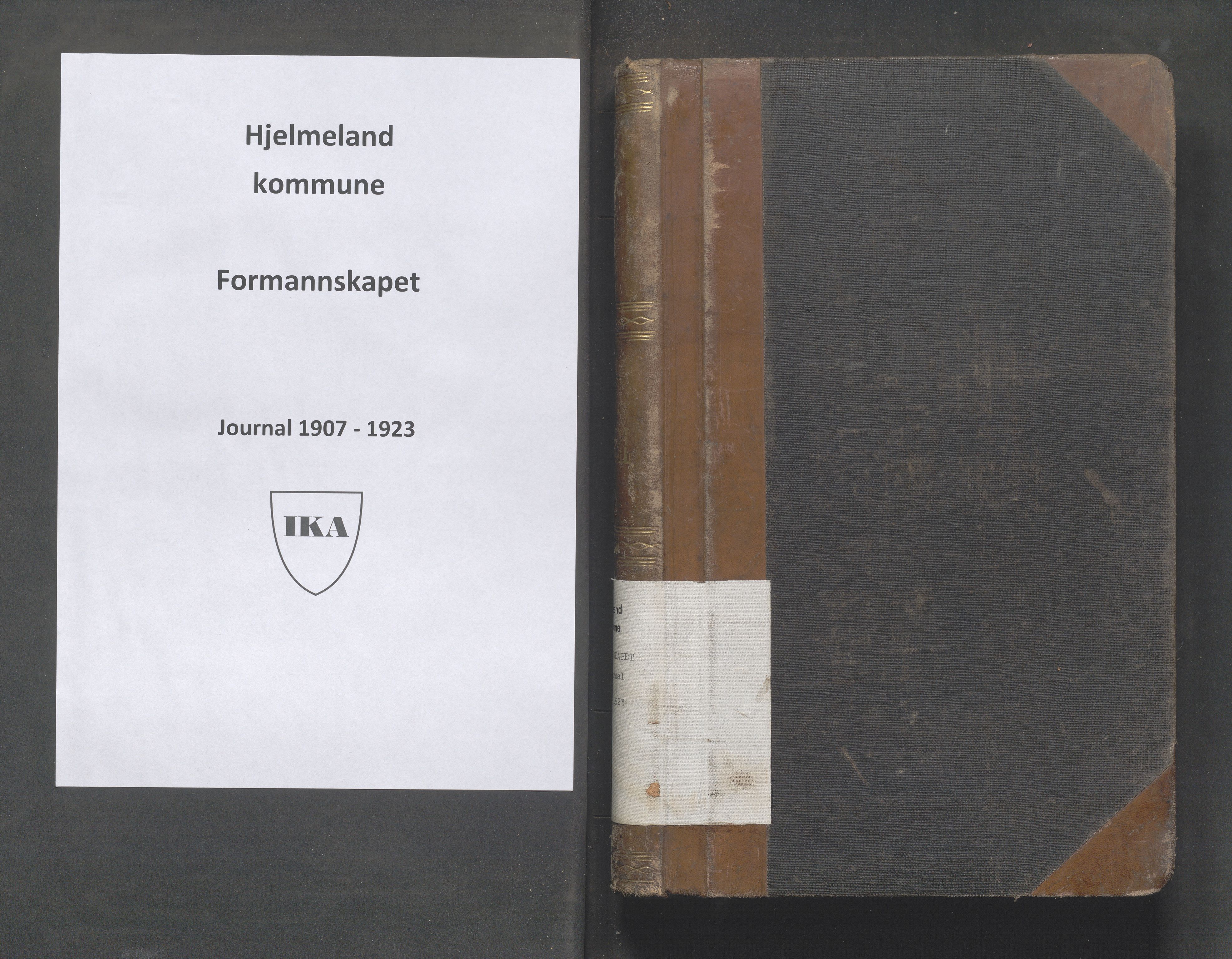 Hjelmeland kommune - Formannskapet, IKAR/K-102522/C/L0003: Journal, 1907-1923