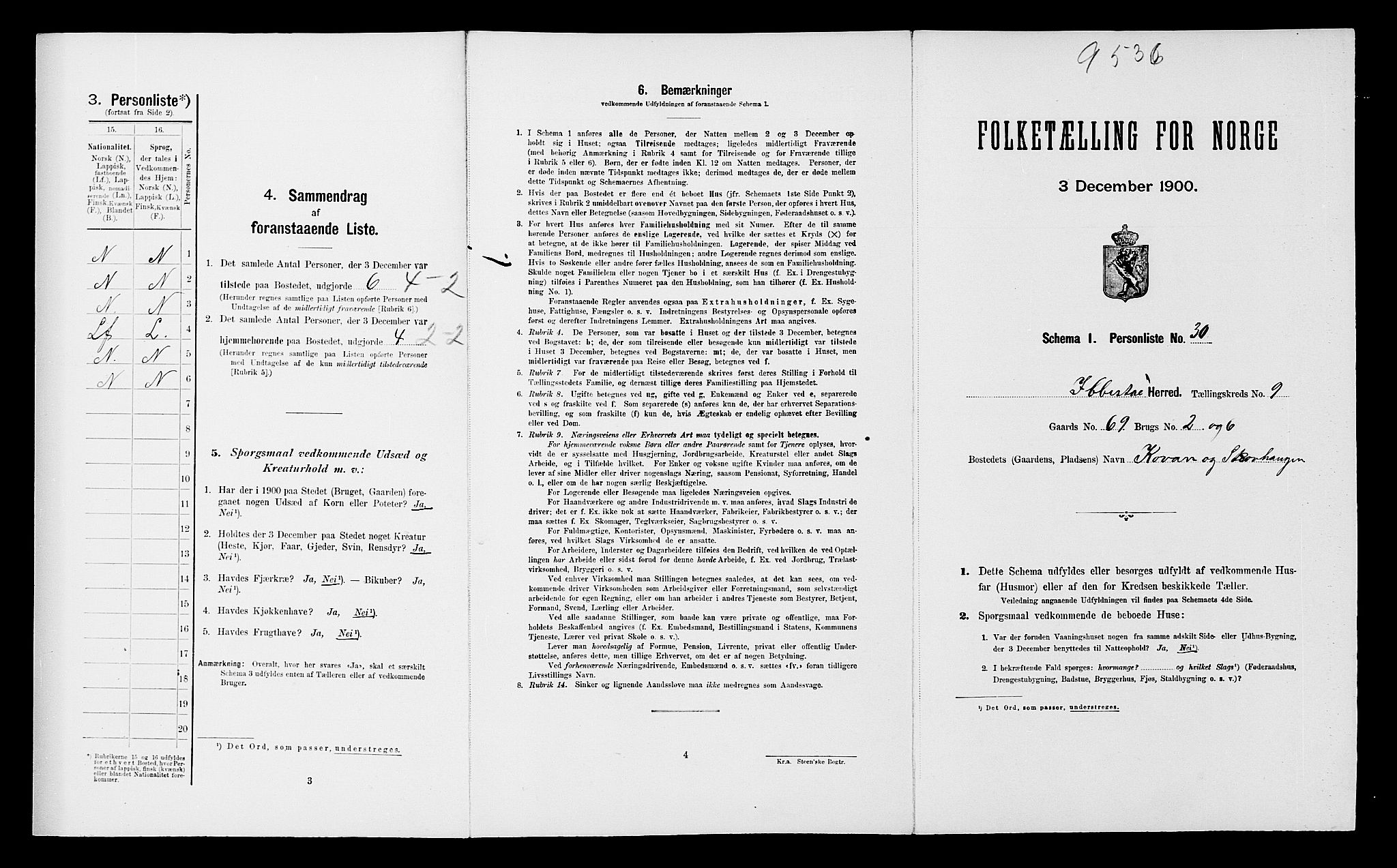 SATØ, Folketelling 1900 for 1917 Ibestad herred, 1900, s. 1224