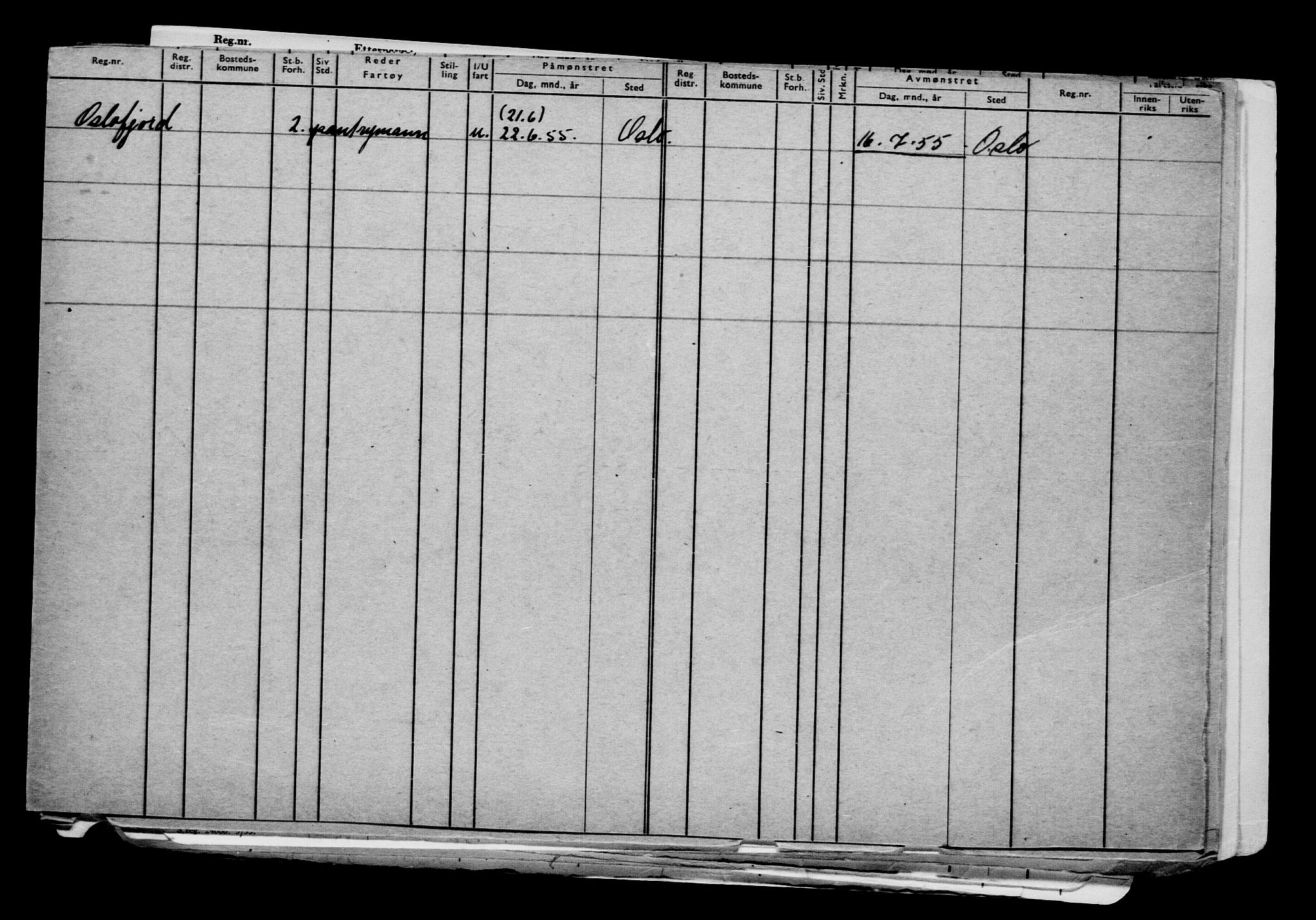 Direktoratet for sjømenn, AV/RA-S-3545/G/Gb/L0085: Hovedkort, 1909, s. 694