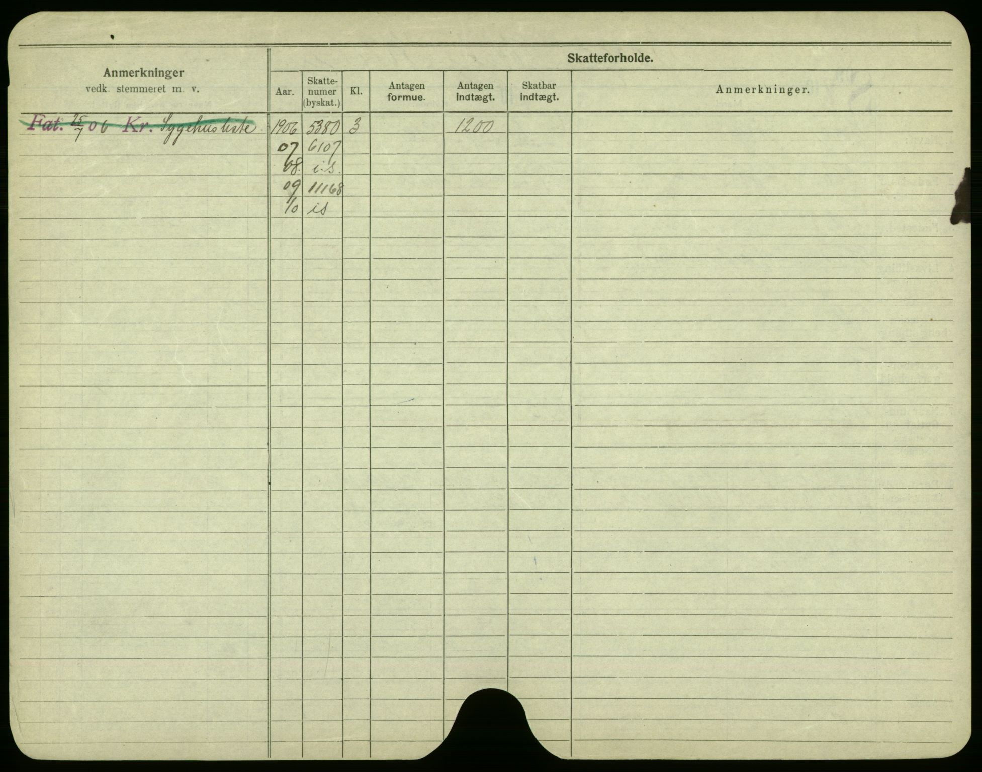 Oslo folkeregister, Registerkort, AV/SAO-A-11715/F/Fa/Fac/L0002: Menn, 1906-1914, s. 123b