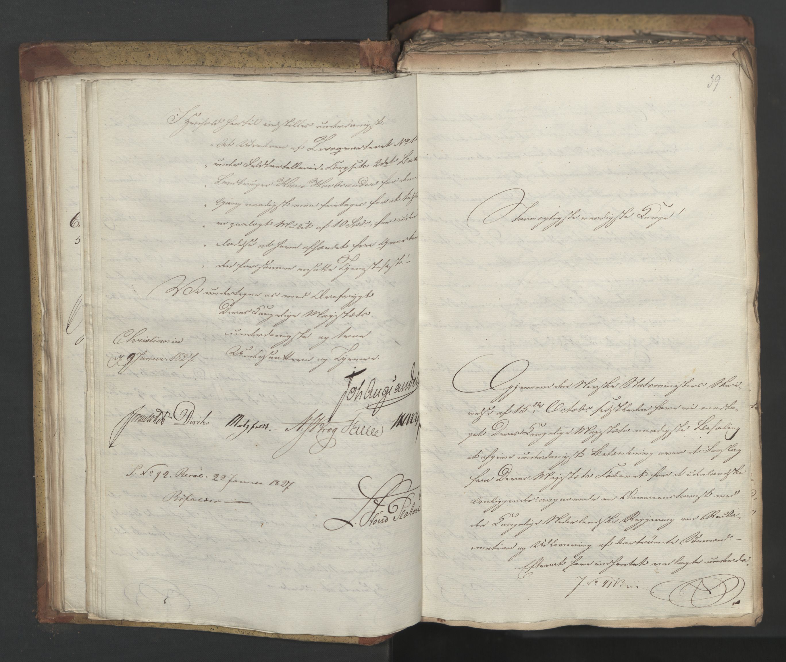 Statsrådsavdelingen i Stockholm, AV/RA-S-1003/D/Da/L0050: Regjeringsinnstillinger nr. 4087-4309, 1826, s. 65