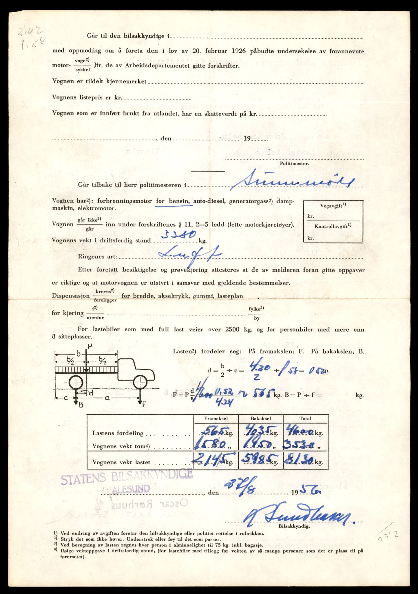 Møre og Romsdal vegkontor - Ålesund trafikkstasjon, SAT/A-4099/F/Fe/L0033: Registreringskort for kjøretøy T 12151 - T 12474, 1927-1998, s. 2720