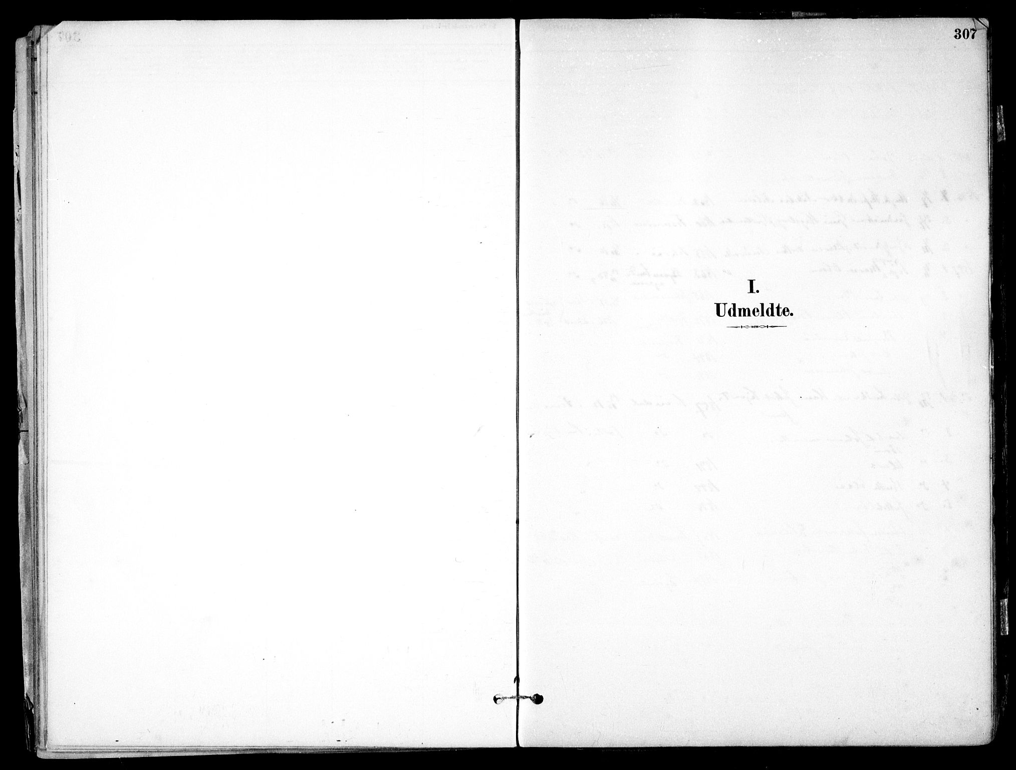 Nes prestekontor Kirkebøker, AV/SAO-A-10410/F/Fb/L0002: Ministerialbok nr. II 2, 1883-1918, s. 307
