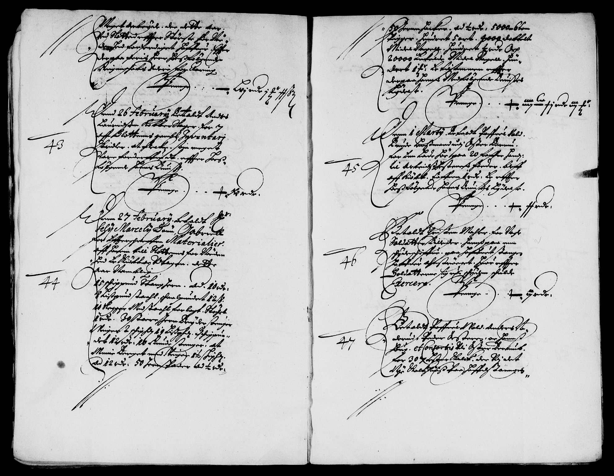 Rentekammeret inntil 1814, Reviderte regnskaper, Lensregnskaper, AV/RA-EA-5023/R/Rb/Rba/L0232: Akershus len, 1652-1656