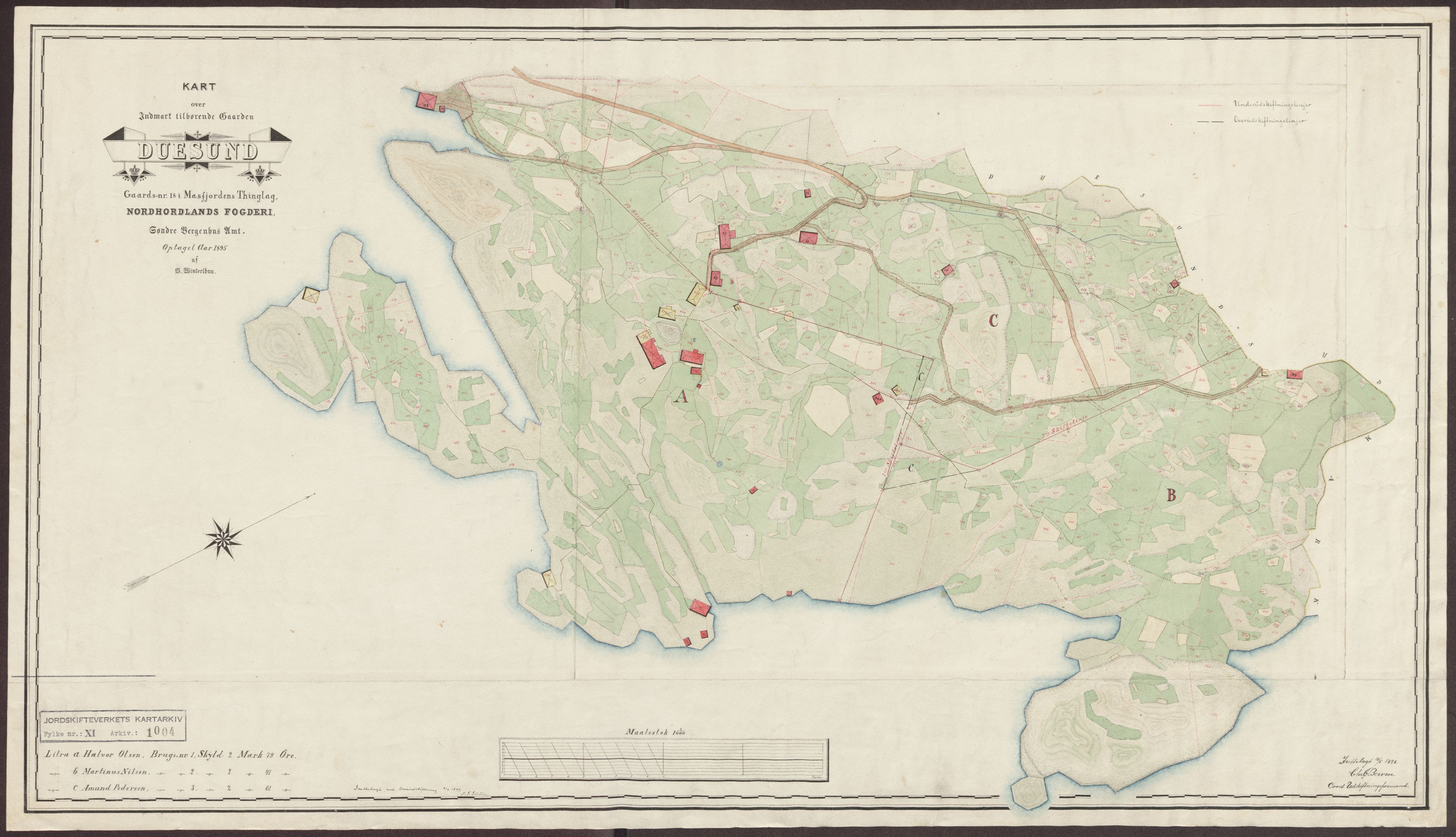 Jordskifteverkets kartarkiv, RA/S-3929/T, 1859-1988, s. 1150