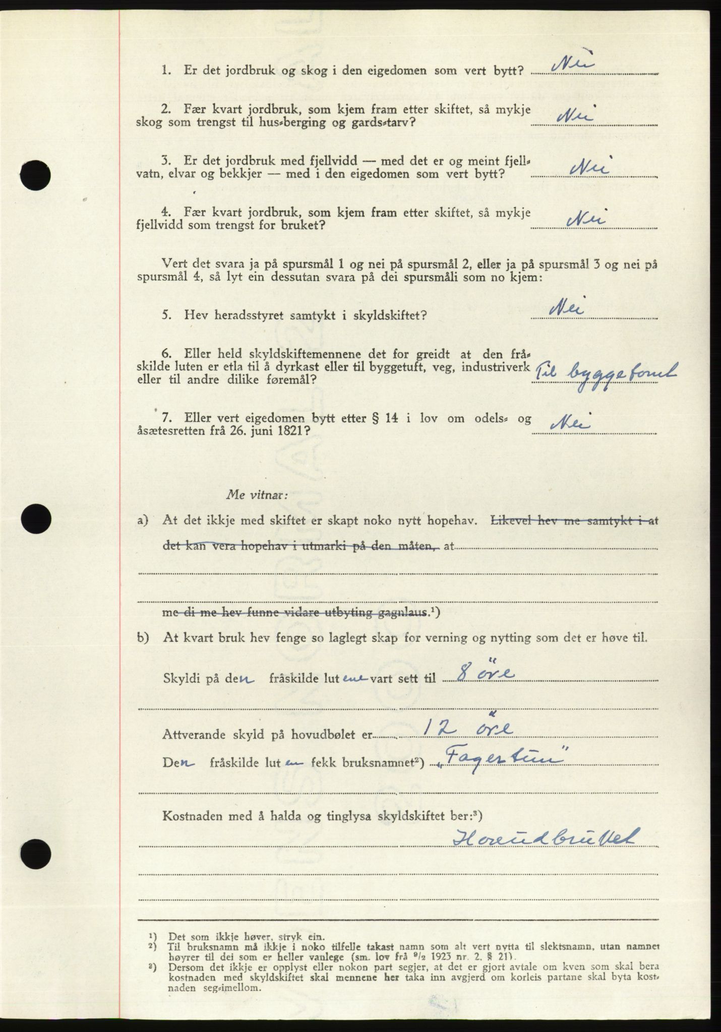 Søre Sunnmøre sorenskriveri, AV/SAT-A-4122/1/2/2C/L0081: Pantebok nr. 7A, 1947-1948, Dagboknr: 1192/1947