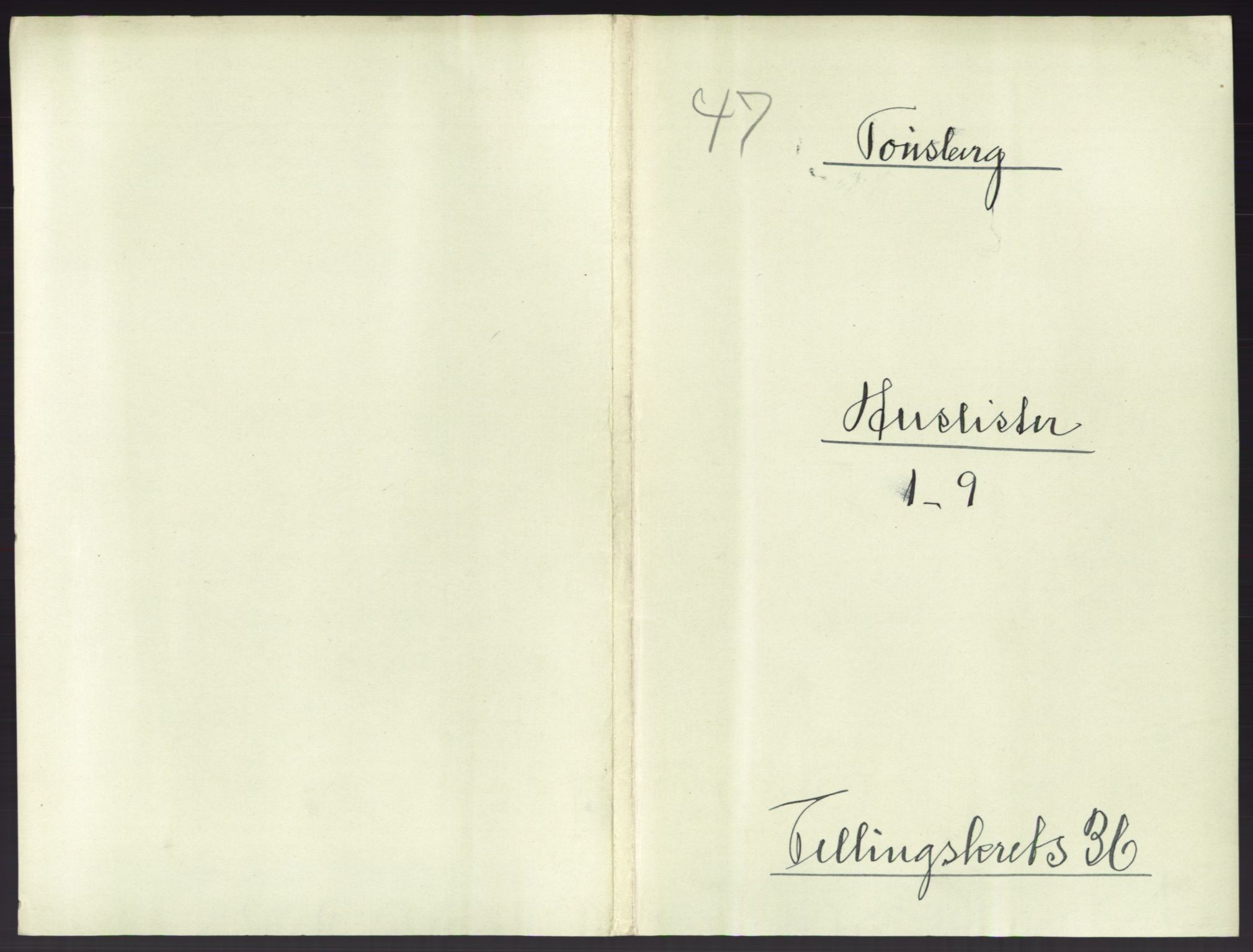 RA, Folketelling 1891 for 0705 Tønsberg kjøpstad, 1891, s. 1026