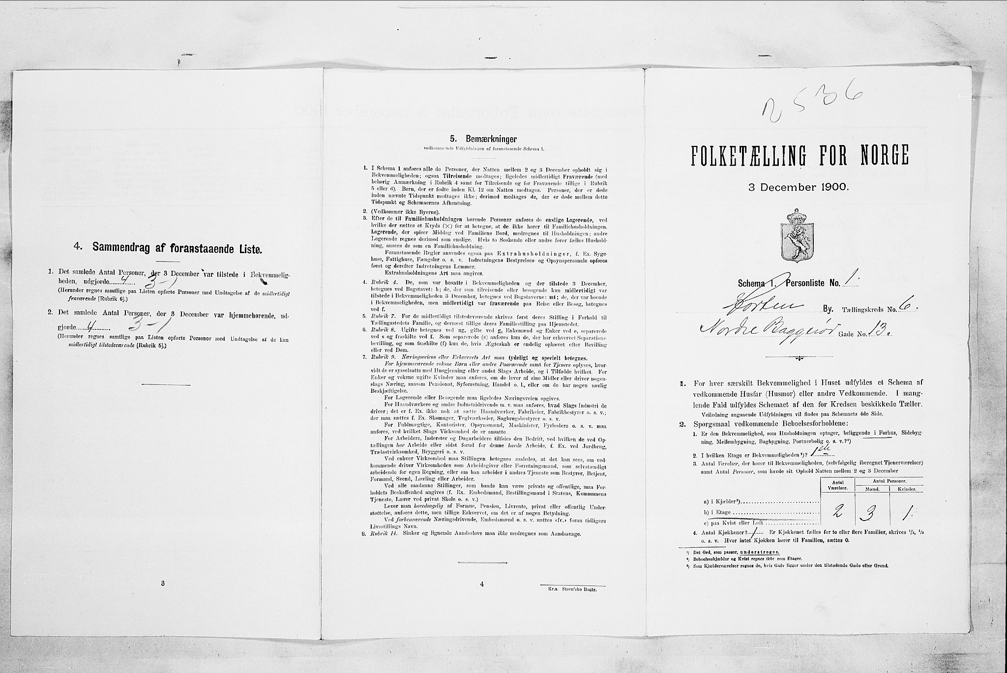 RA, Folketelling 1900 for 0703 Horten ladested, 1900, s. 4468