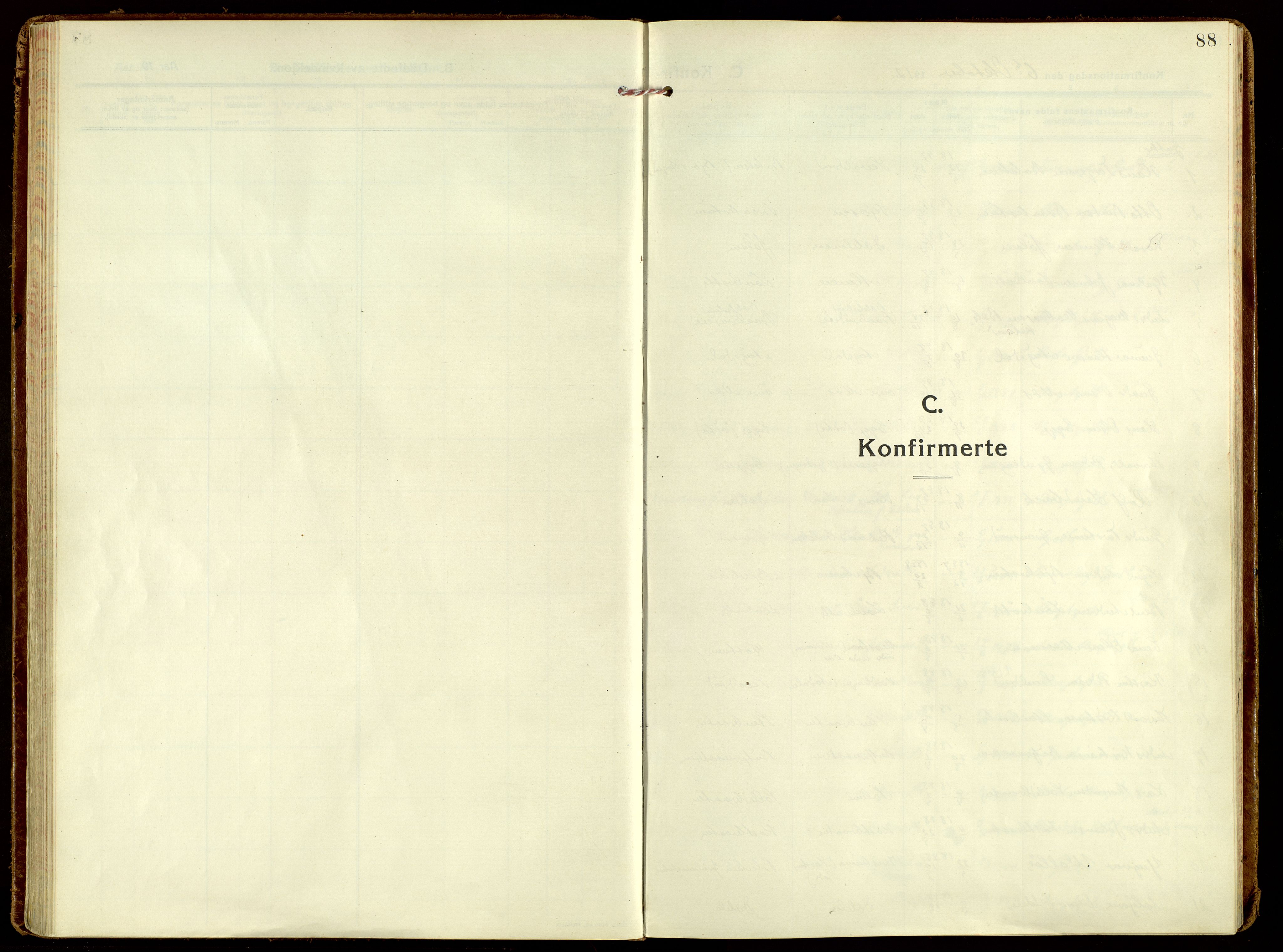 Brandbu prestekontor, SAH/PREST-114/H/Ha/Haa/L0004: Ministerialbok nr. 4, 1913-1923, s. 88