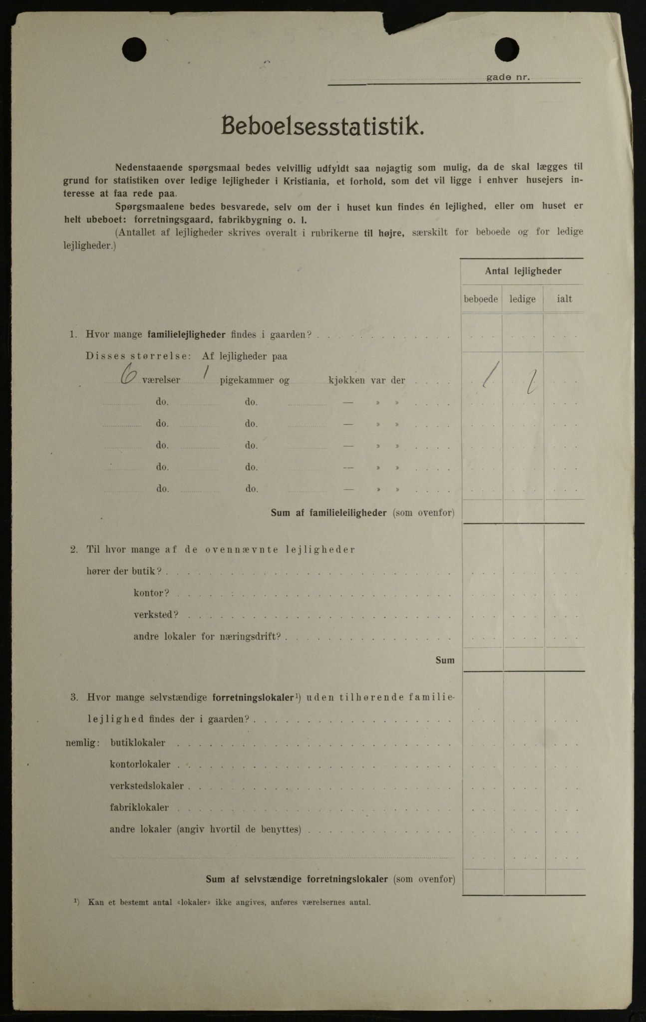 OBA, Kommunal folketelling 1.2.1908 for Kristiania kjøpstad, 1908, s. 100248